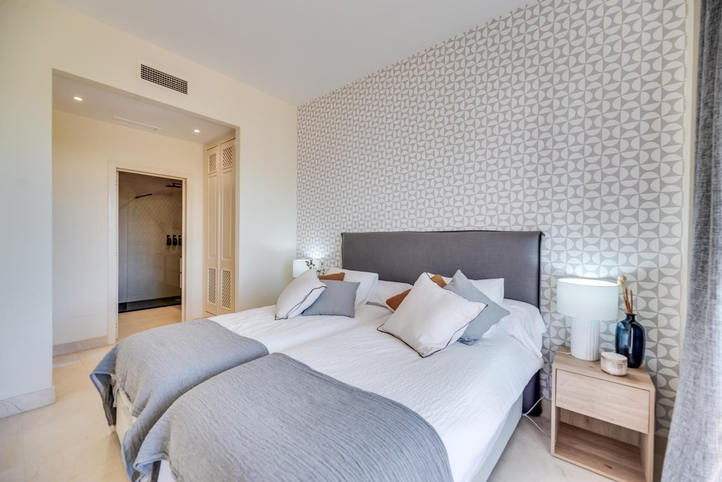 Superb double apartment with terrace pool and garage