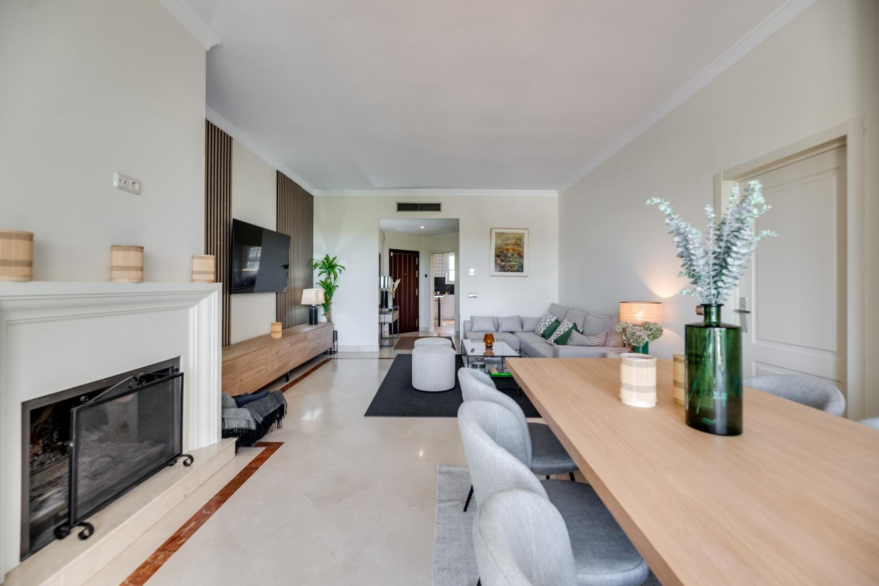 Superb double apartment with terrace pool and garage