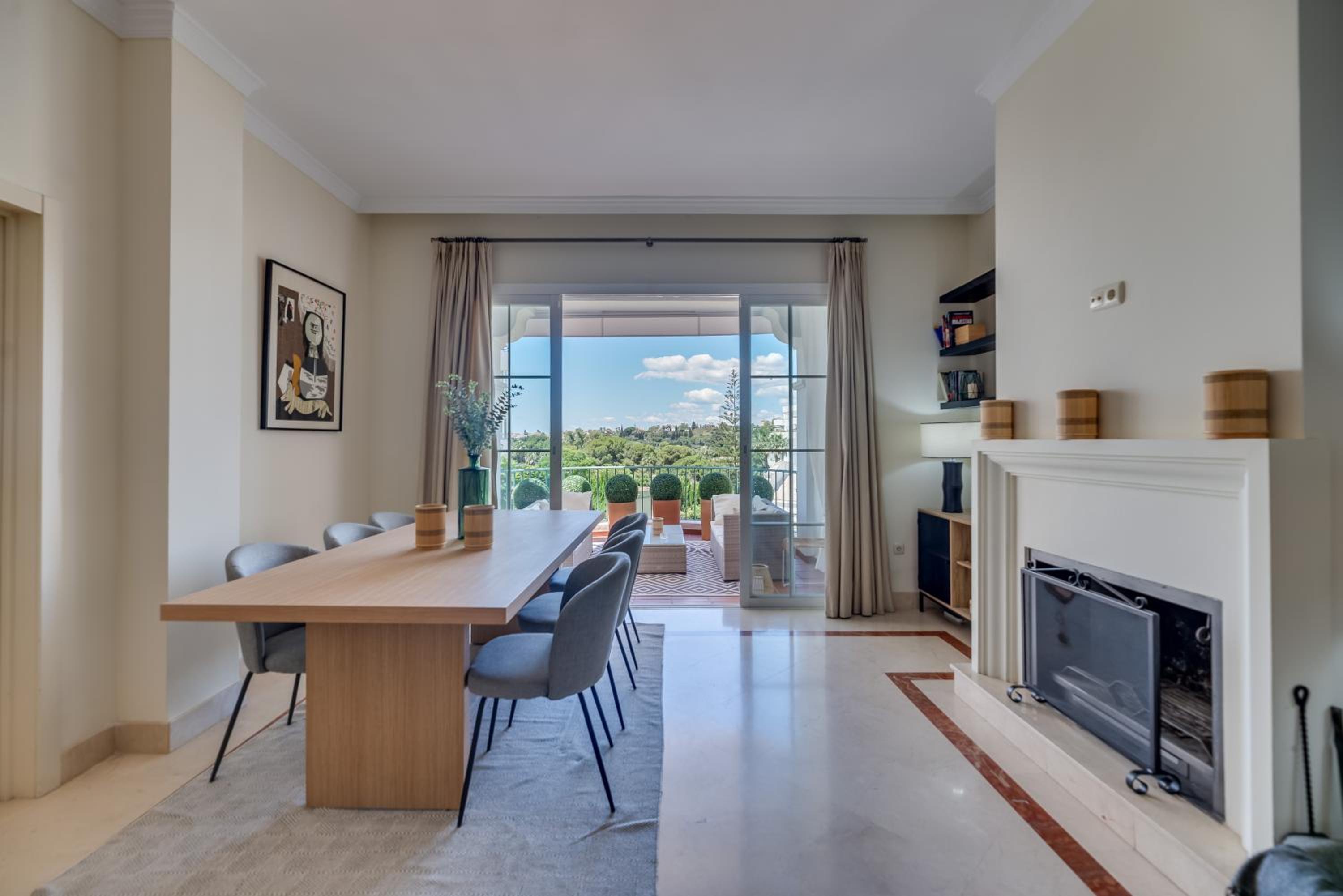 Superb double apartment with terrace pool and garage