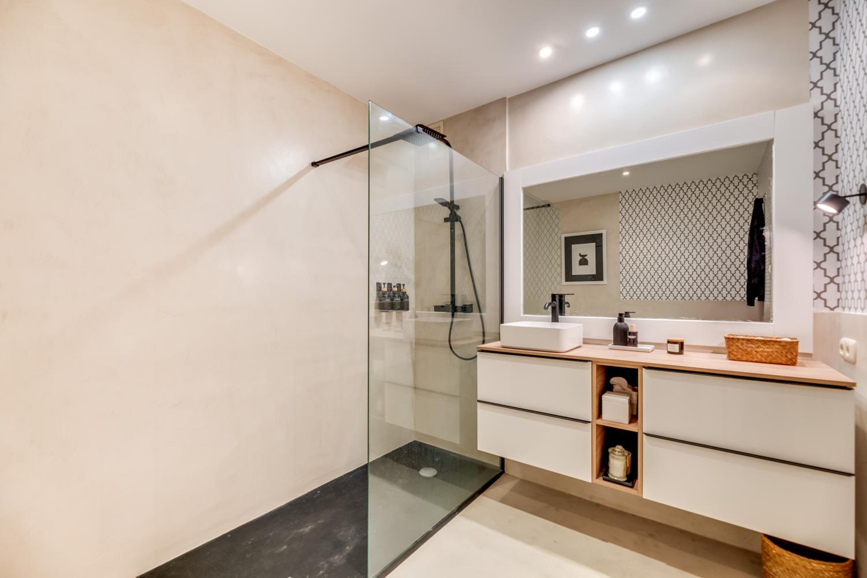 Superb double apartment with terrace pool and garage