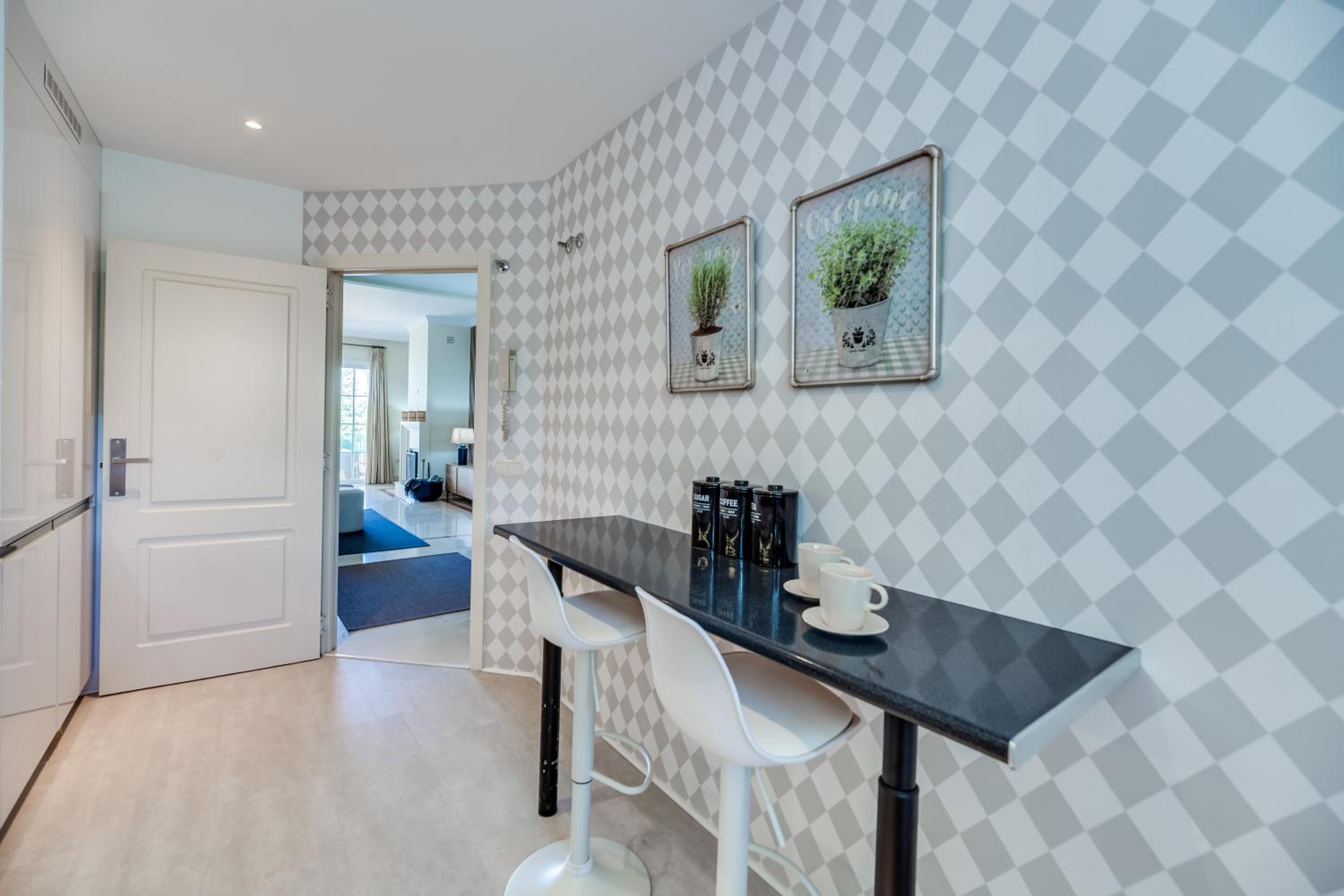 Superb double apartment with terrace pool and garage