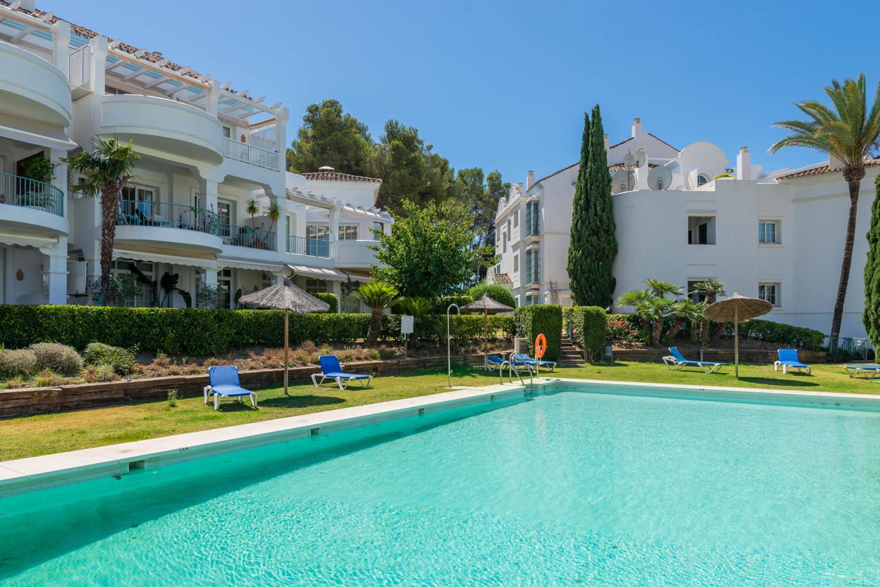 Superb double apartment with terrace pool and garage