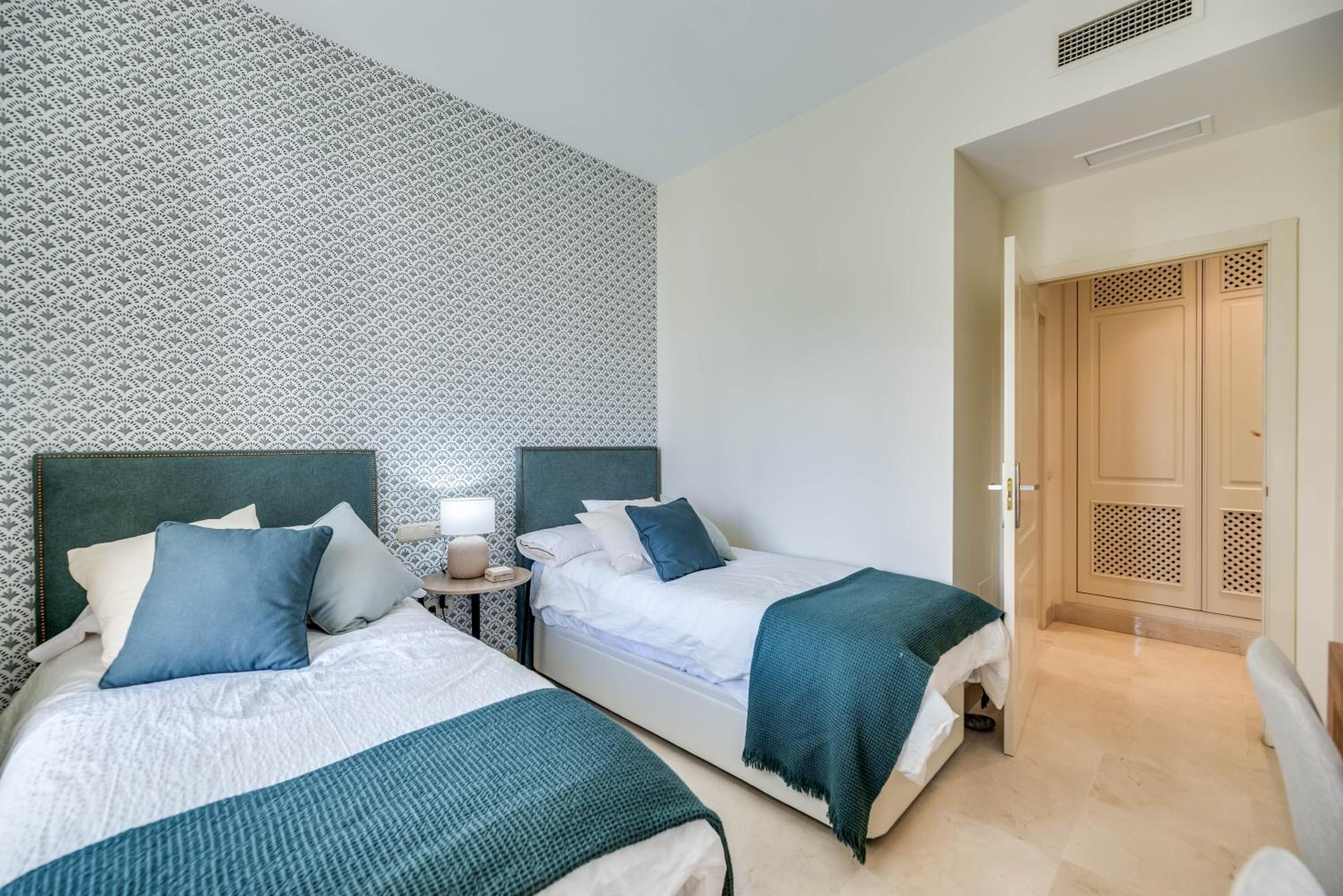Superb double apartment with terrace pool and garage