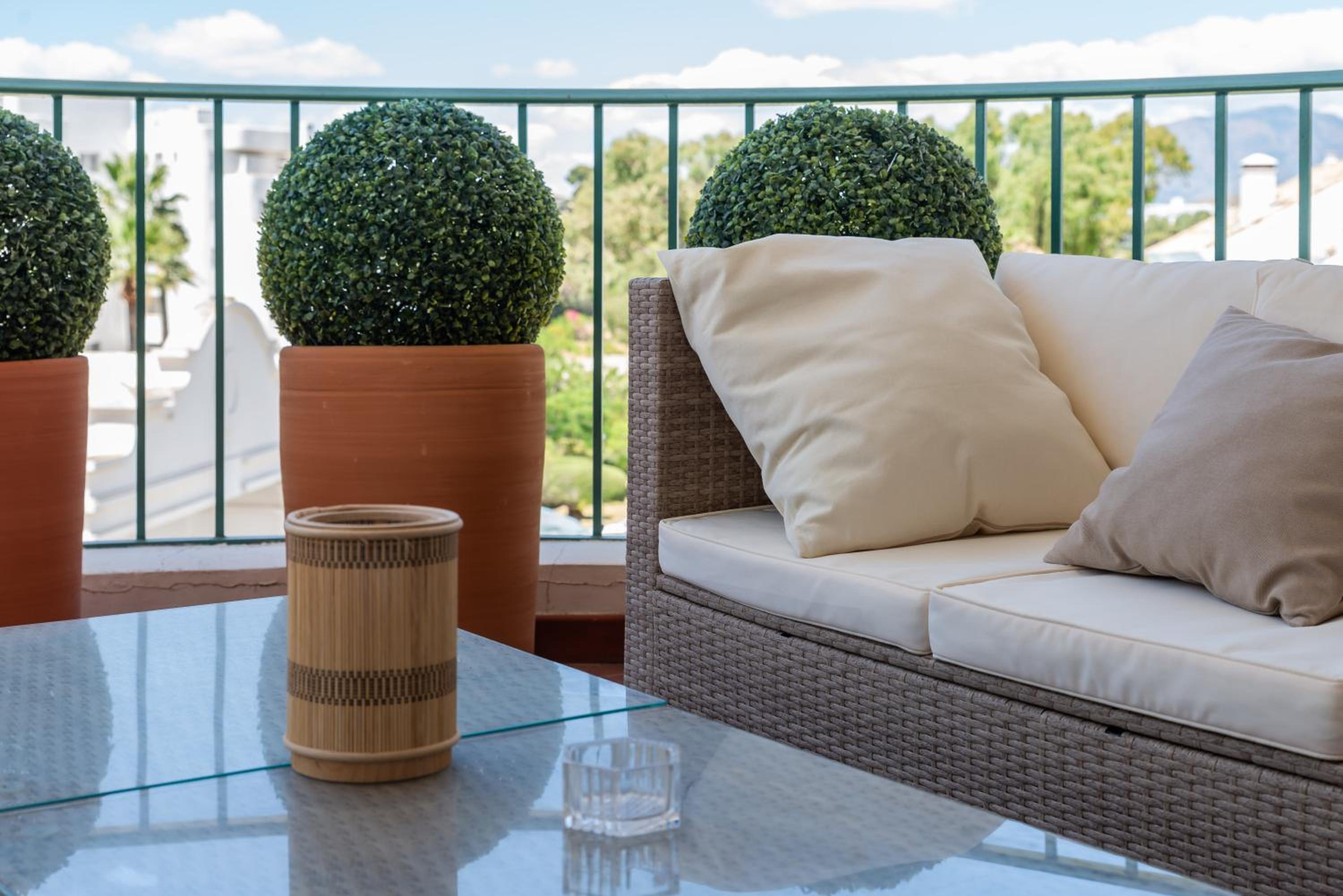 Superb double apartment with terrace pool and garage