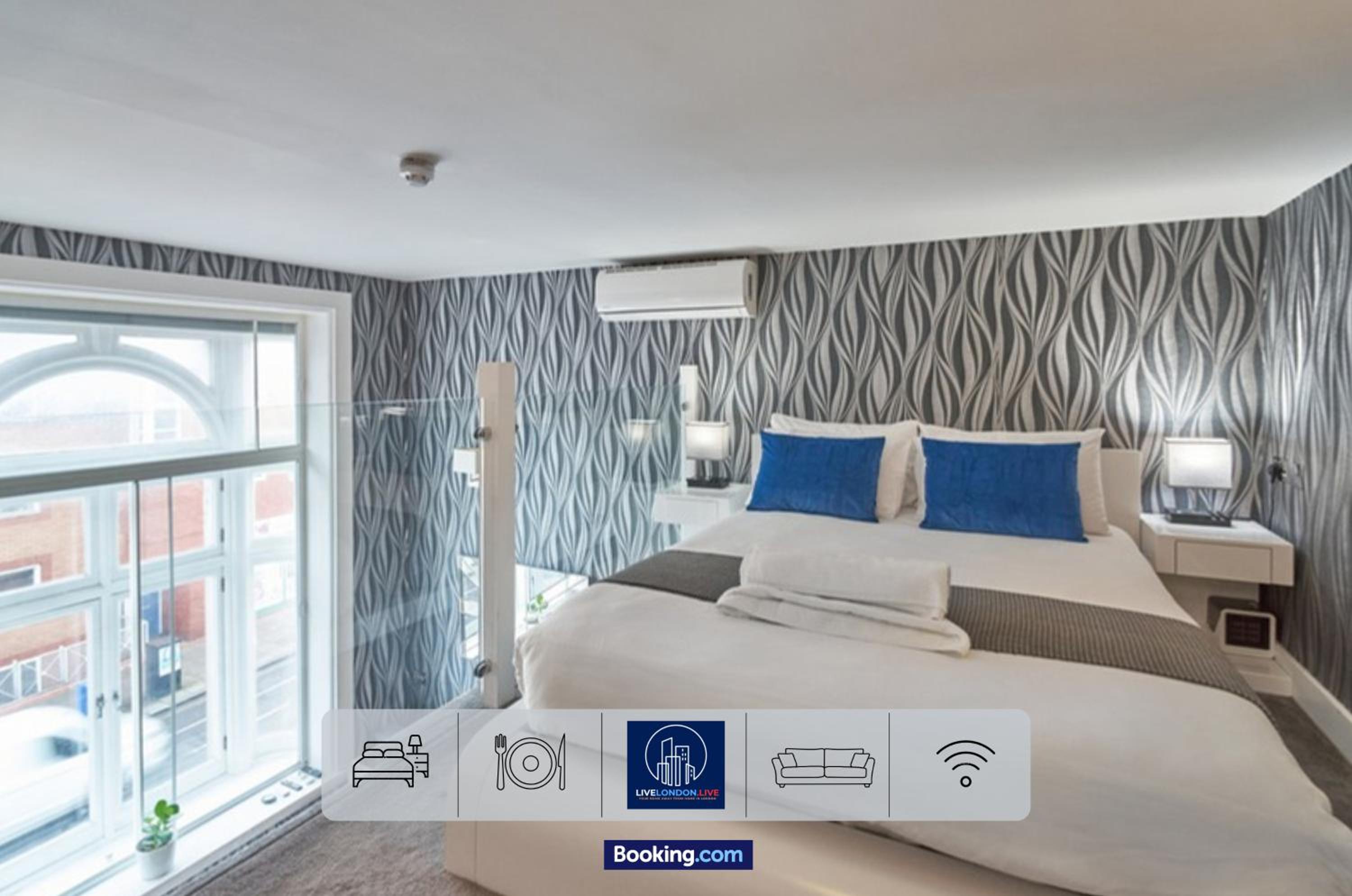 Last-Minute Offers l Sleeps Up to 3 l Flat 3 l Spectacular Studio Apartment by Live London Short Lets & Serviced Accommodation