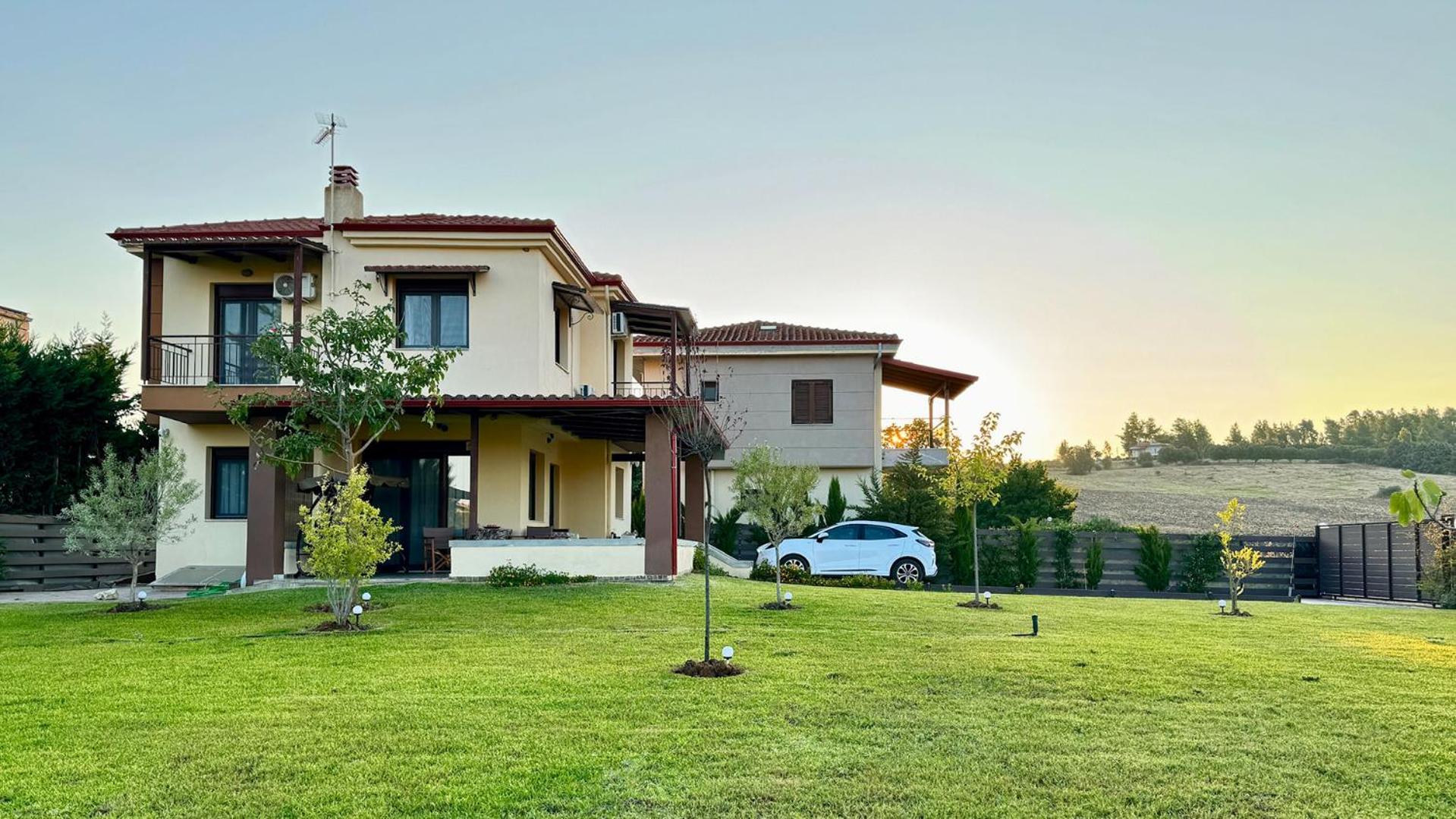 Sunny Private Villa in Sani Beach, 4 bedroom view 2