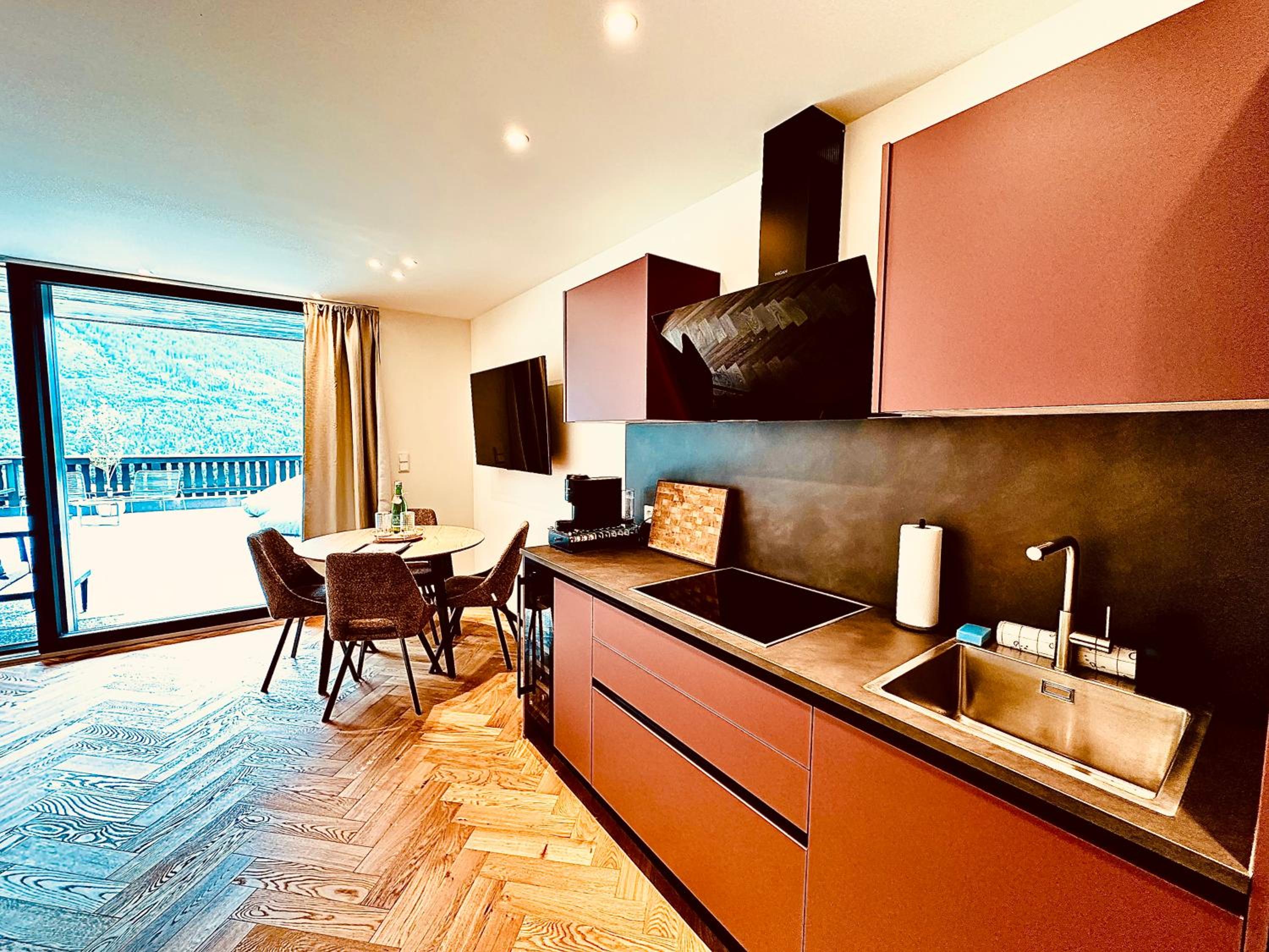 Das Alpenzeit Appartement mit Just Private Terrasse