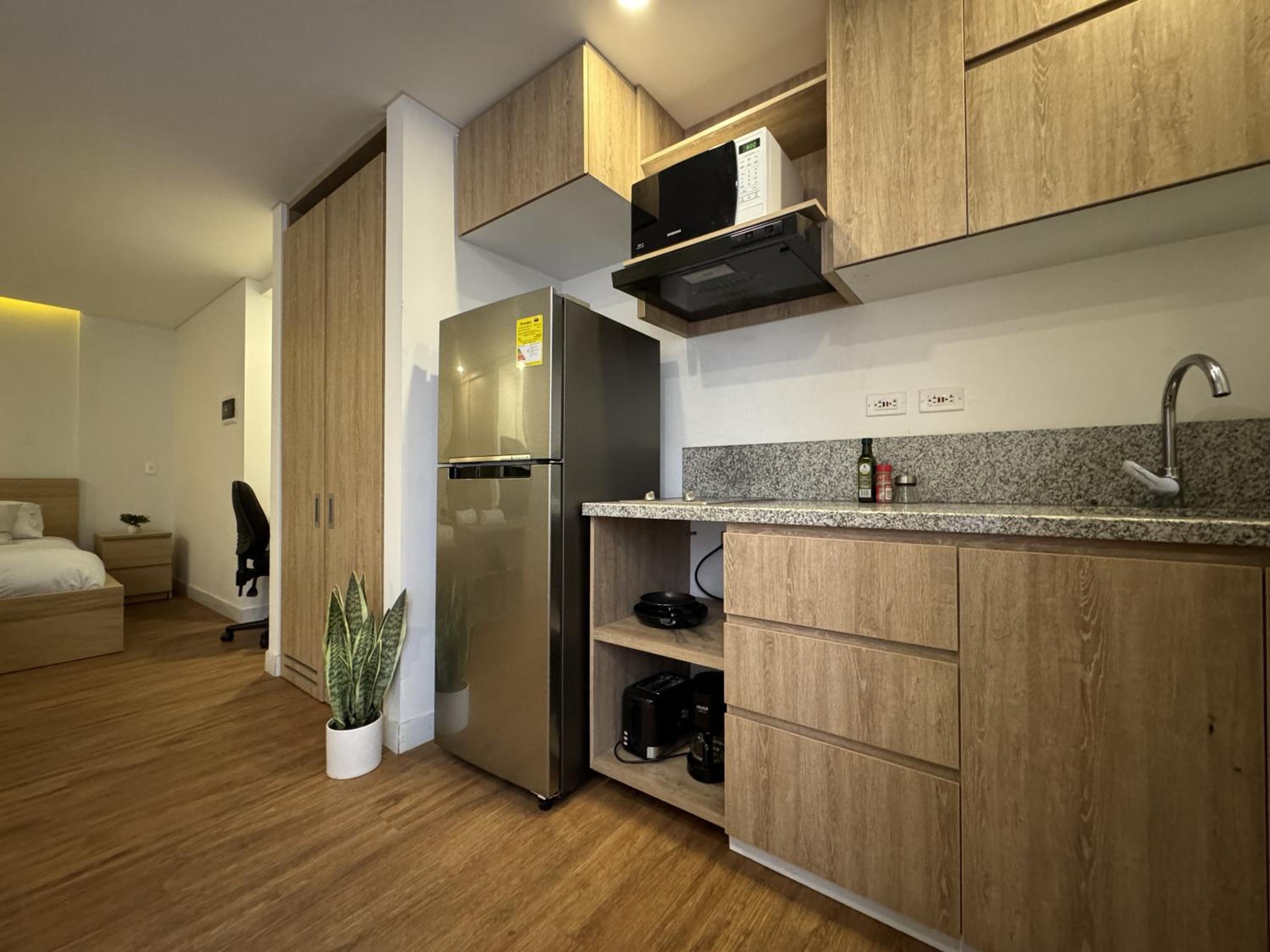Moderno apartaestudio en La Candelaria, cerca de museos y universidades !!!
