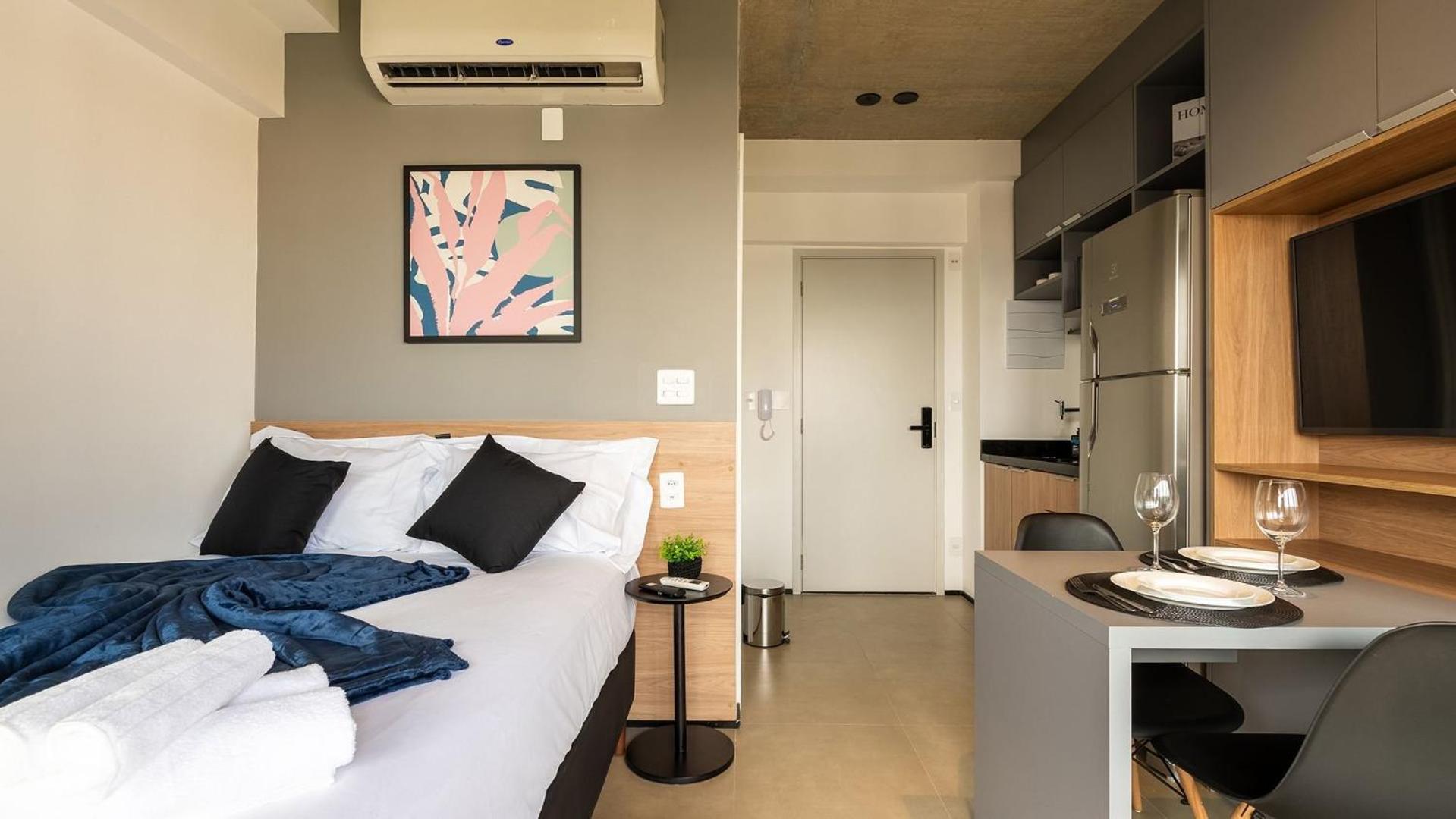 Experiência by Dabra House: Studios com Vista Panorâmica, Jardim Paulista!
