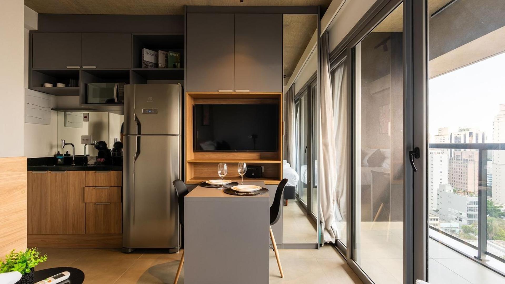 Experiência by Dabra House: Studios com Vista Panorâmica, Jardim Paulista!