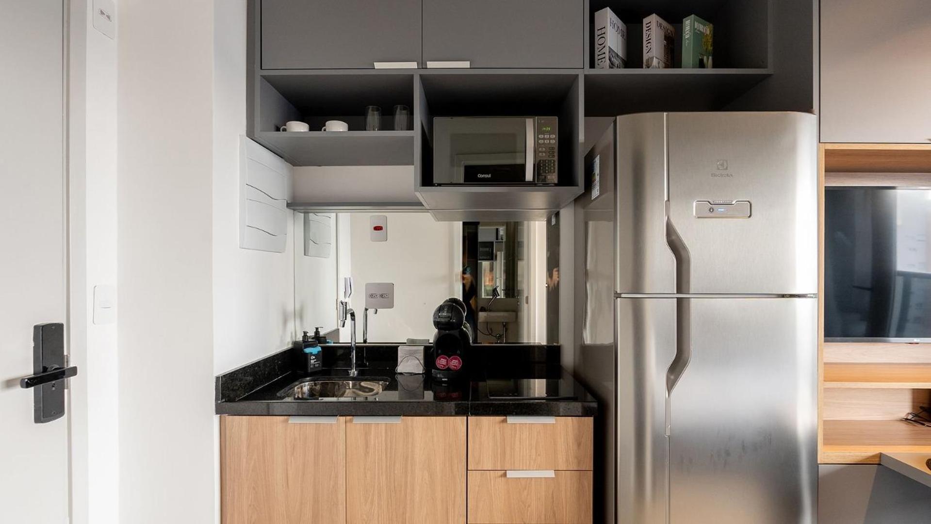 Experiência by Dabra House: Studios com Vista Panorâmica, Jardim Paulista!