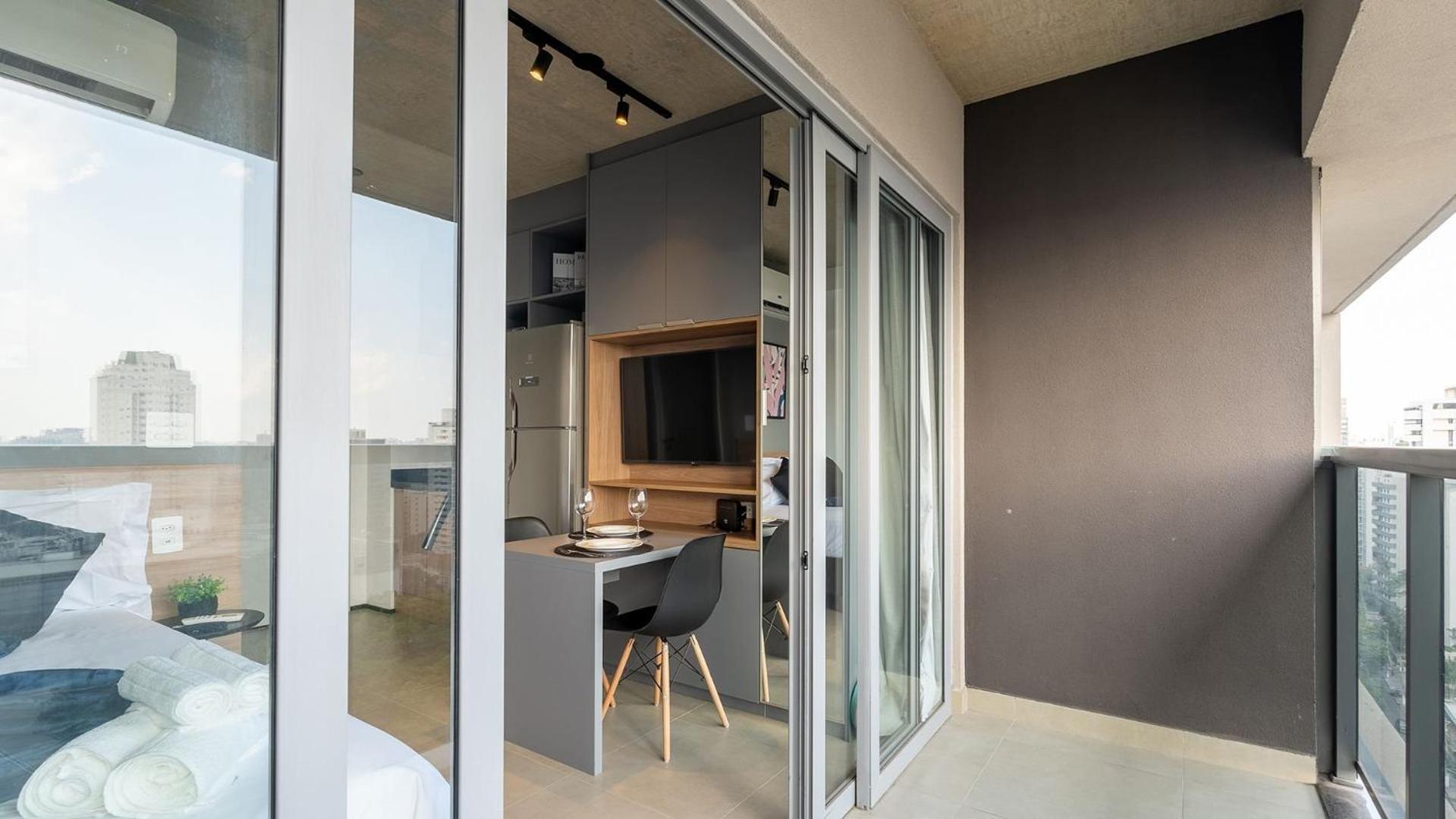 Experiência by Dabra House: Studios com Vista Panorâmica, Jardim Paulista!