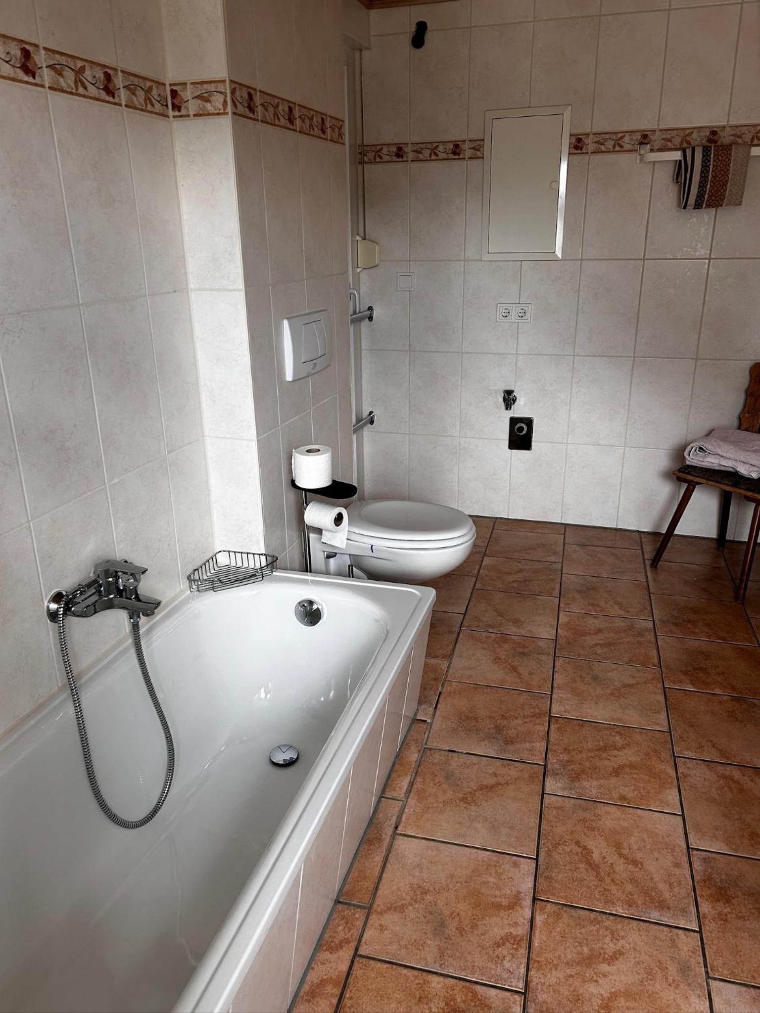 Pension FAULPELZ - Budget Apartment mit Küche, Badewanne
