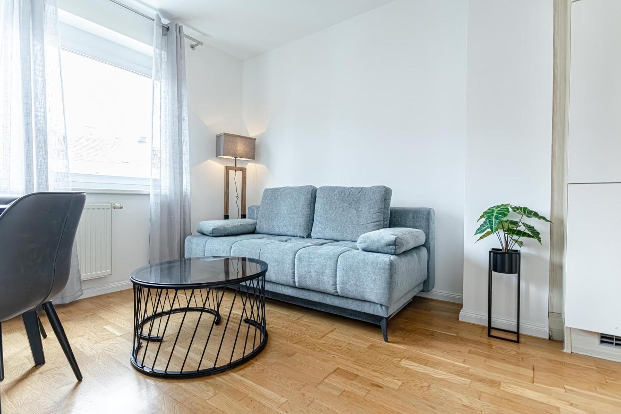Central Vienna Chic & Comfortable 1BR & 1LR Apt