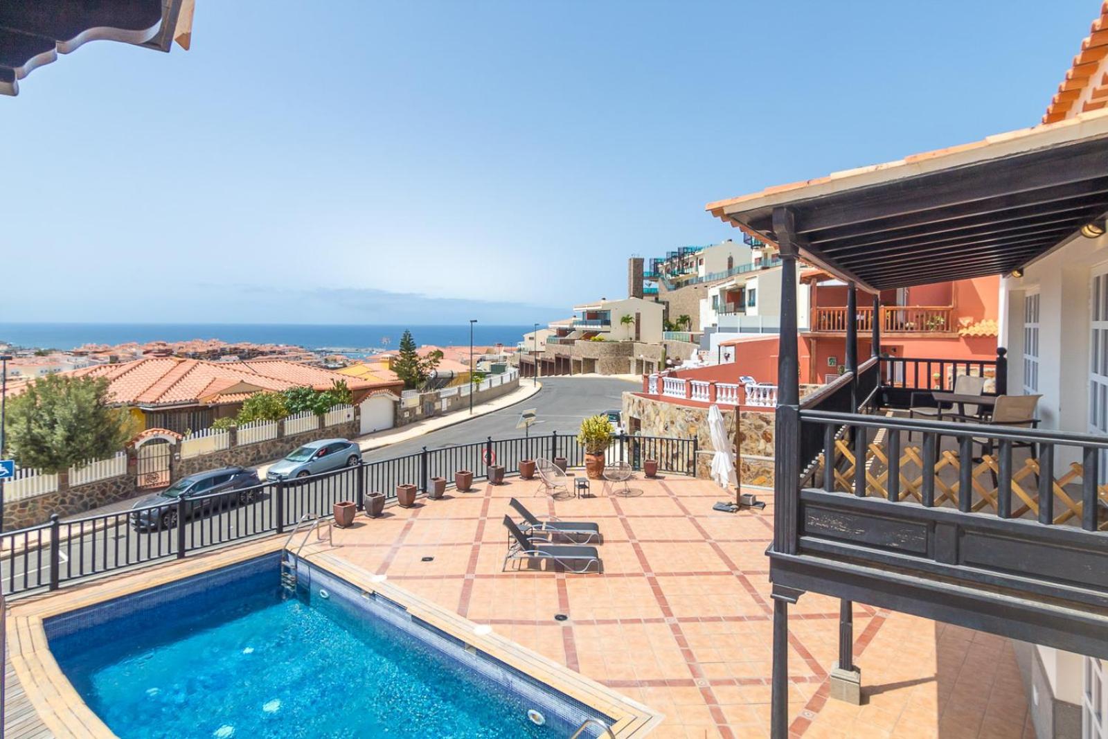 Magnificent 5-star very large luxury villa sea view jacuzzi and heated pool view 3