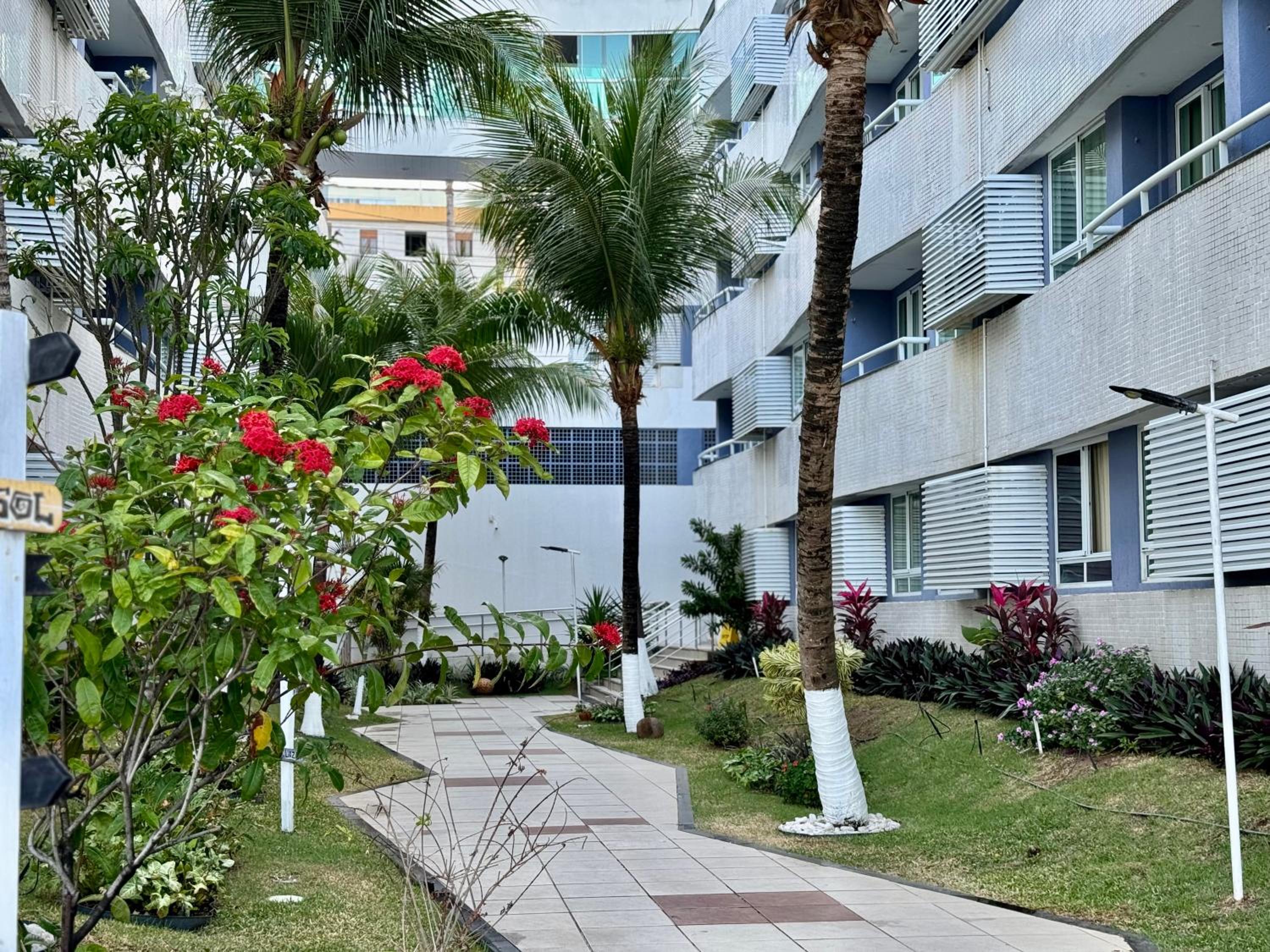 Edy hospedagens Beira-Mar flat 310 com vista para o morro do careca, piscina e localização privilegiada