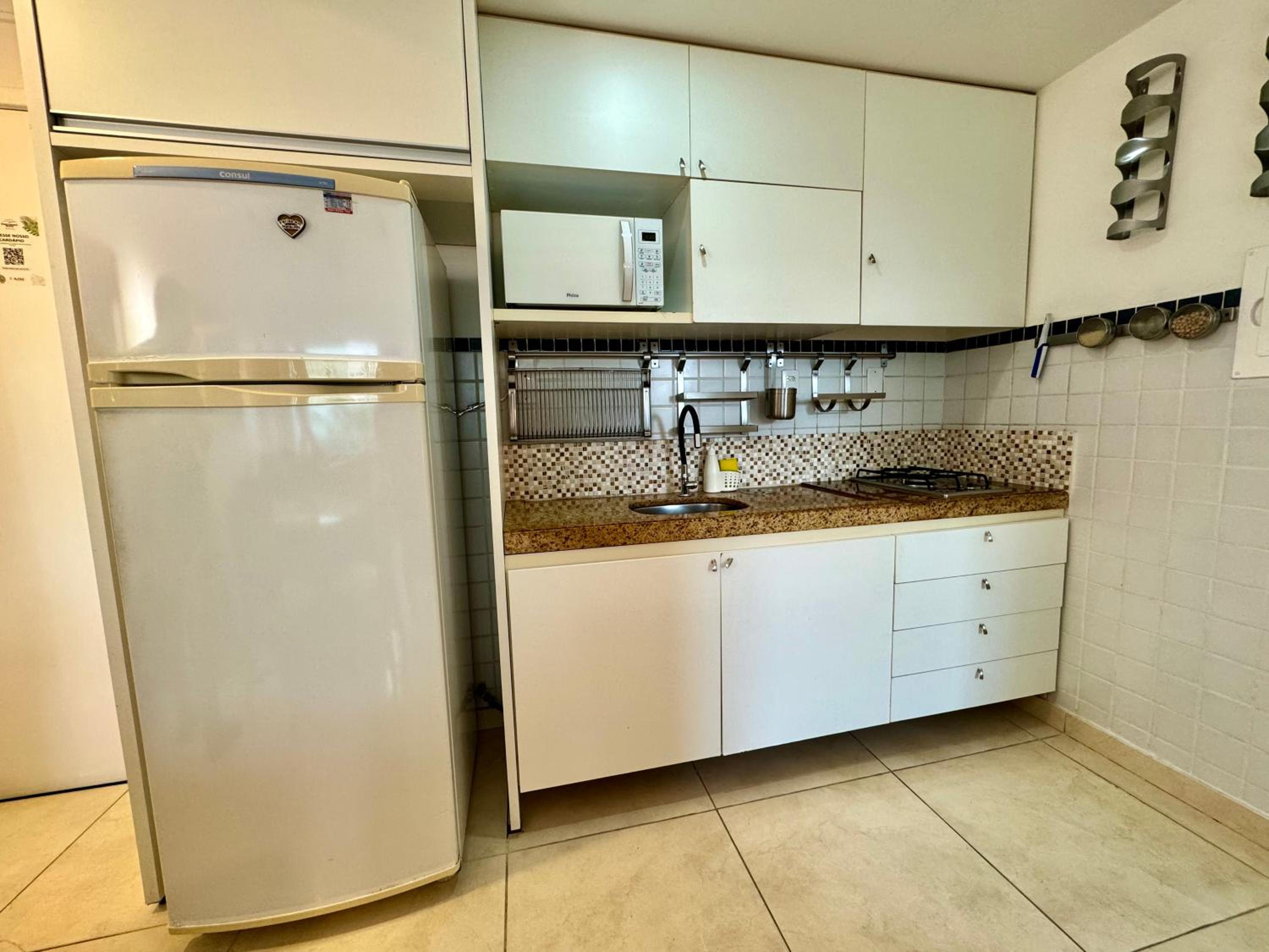 Edy hospedagens Beira-Mar flat 310 com vista para o morro do careca, piscina e localização privilegiada