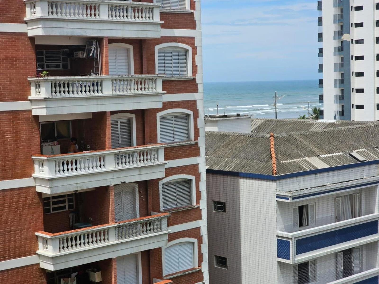 041 Tupi Vista MAR III com VARANDA - 3 dormitórios - 50 metros da praia - ESTACIONAMENTO gratuito