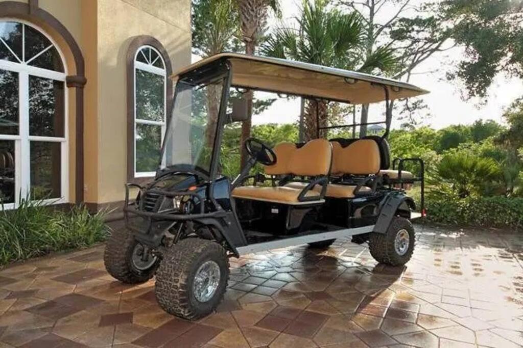 5 BR Villa Private Pool Jacuzzi Golf Cart 3 min to Beach view 5