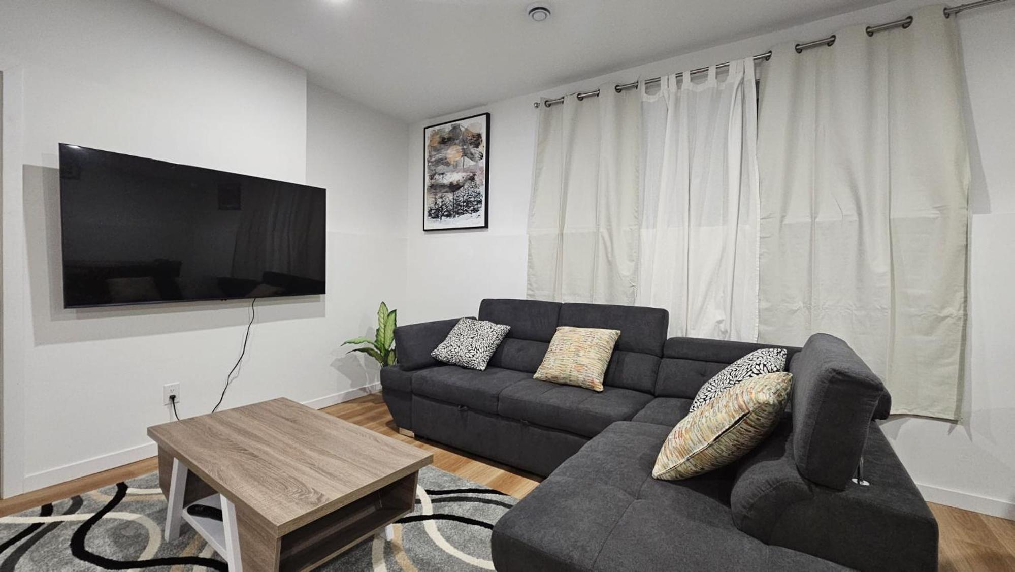 Modern two-bedroom guest suite