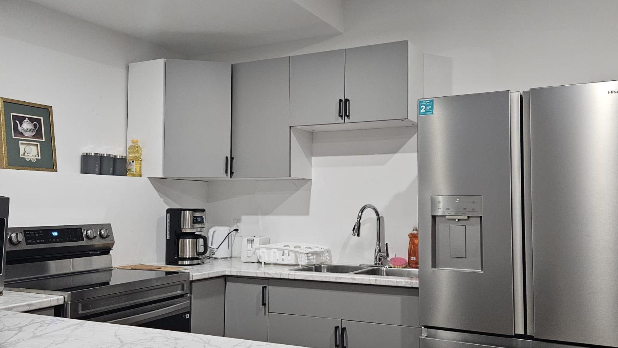Modern two-bedroom guest suite