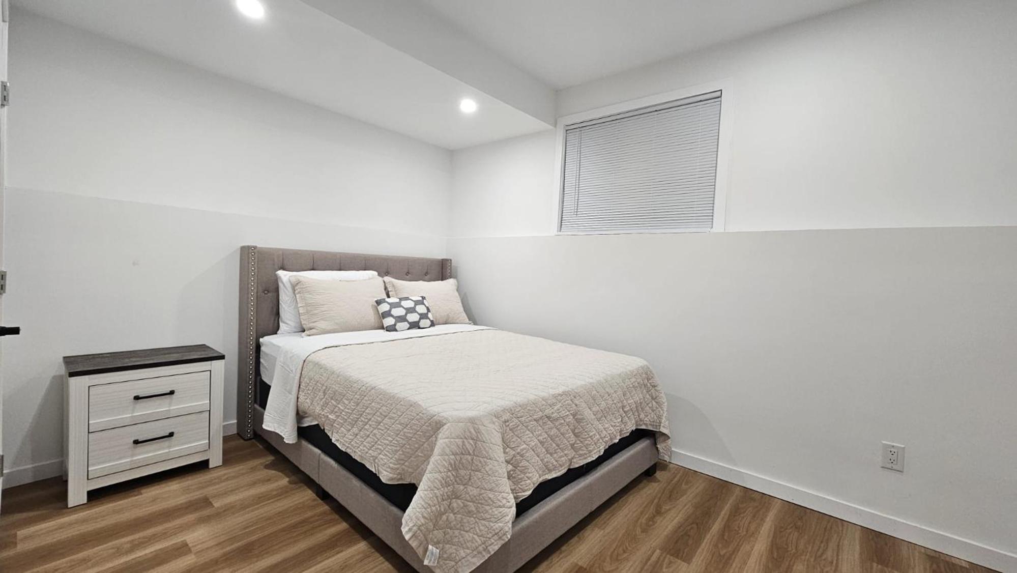 Modern two-bedroom guest suite