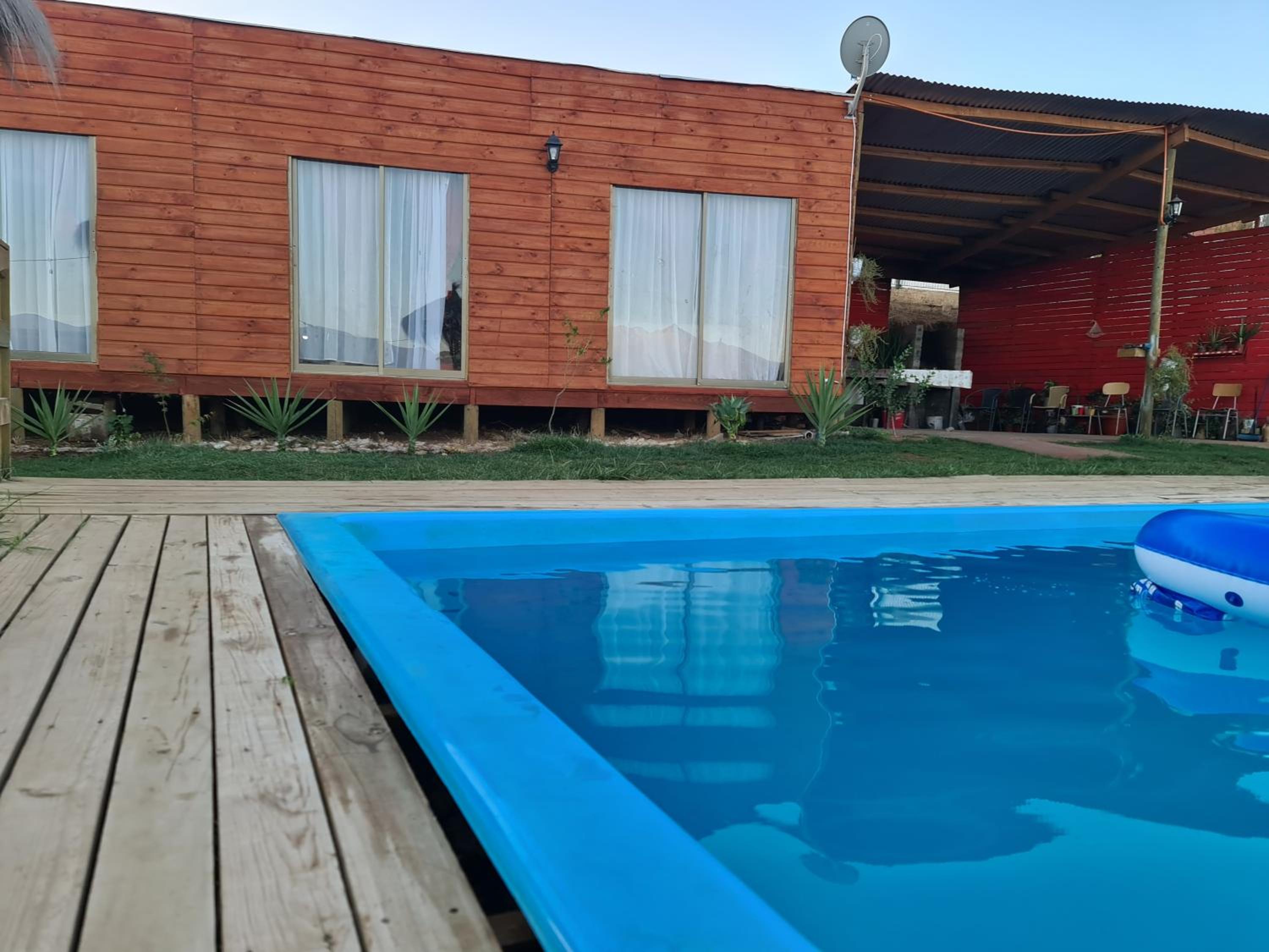 Cabaña 01, con piscina