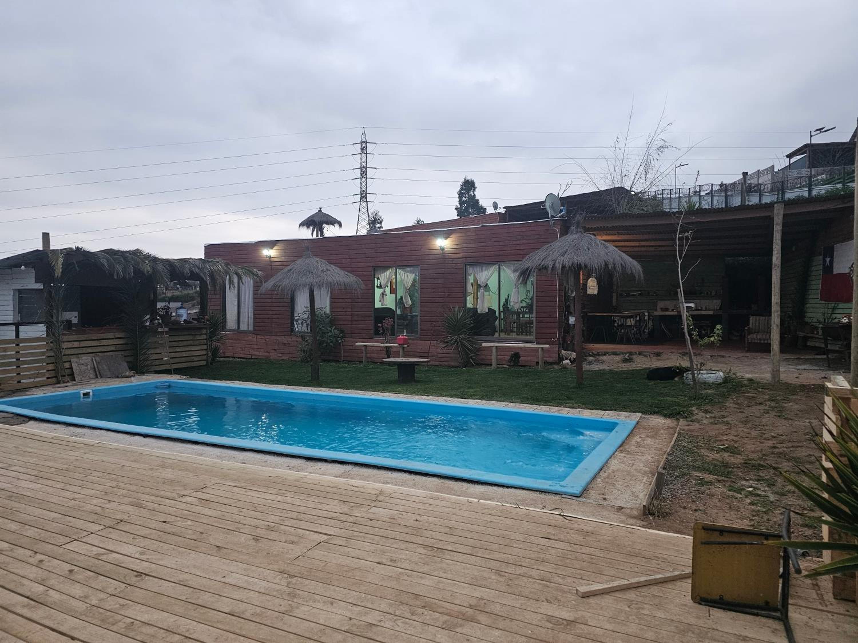 Cabaña 01, con piscina
