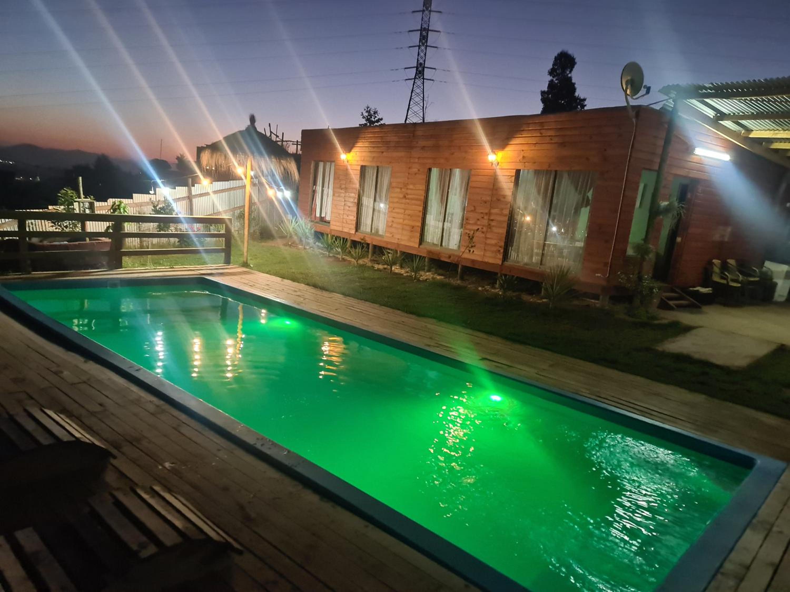 Cabaña 01, con piscina