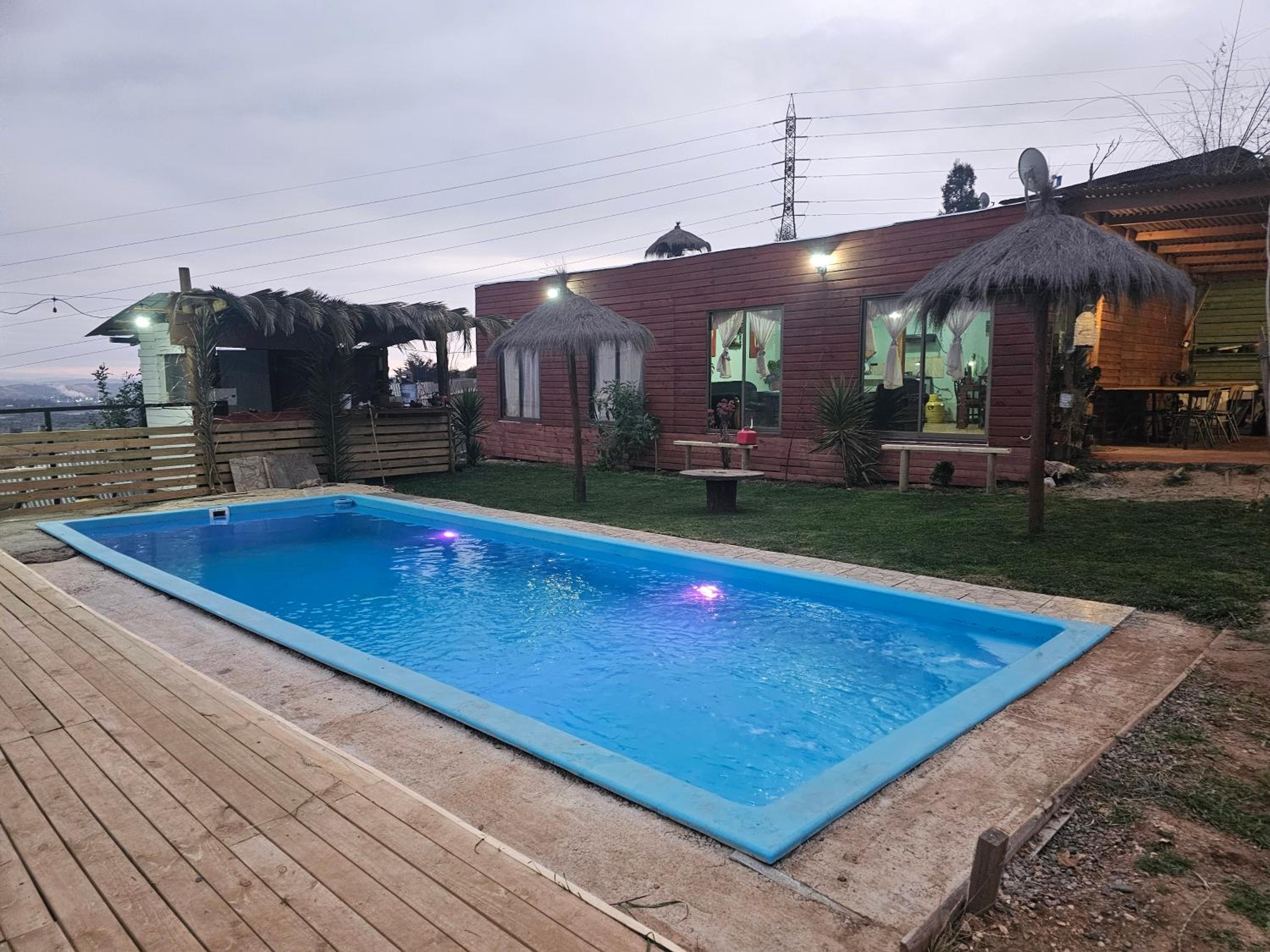 Cabaña 01, con piscina