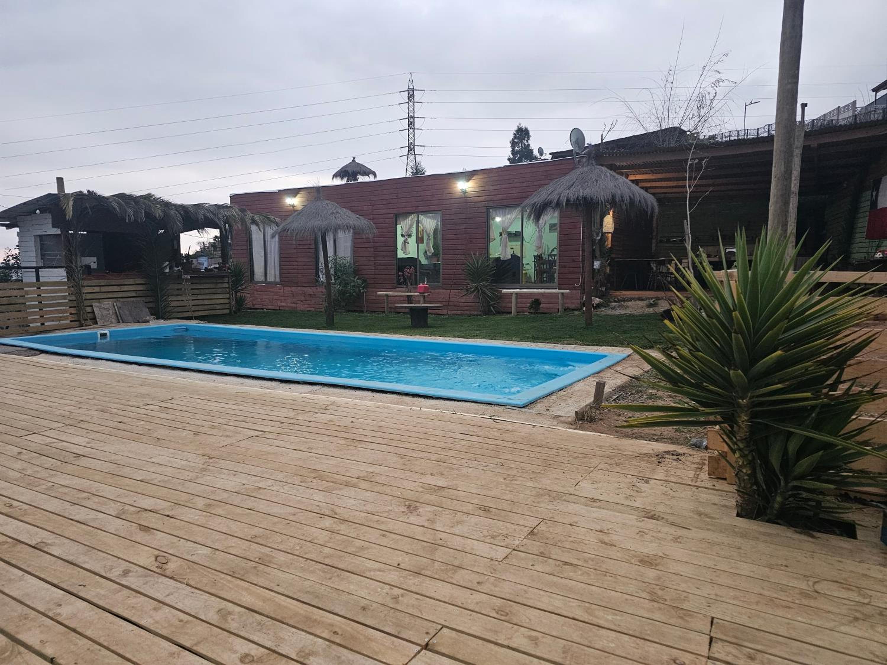 Cabaña 01, con piscina