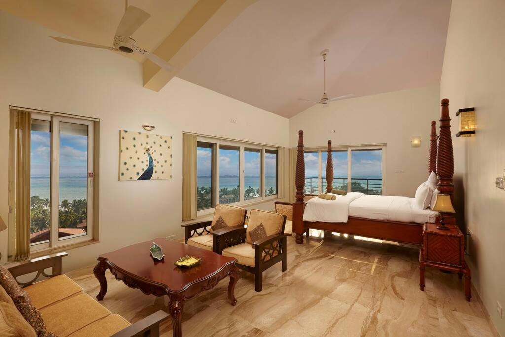 DOLPHIN HEIGHTS 5BHK Sea View Pool Villa Candolim view 2