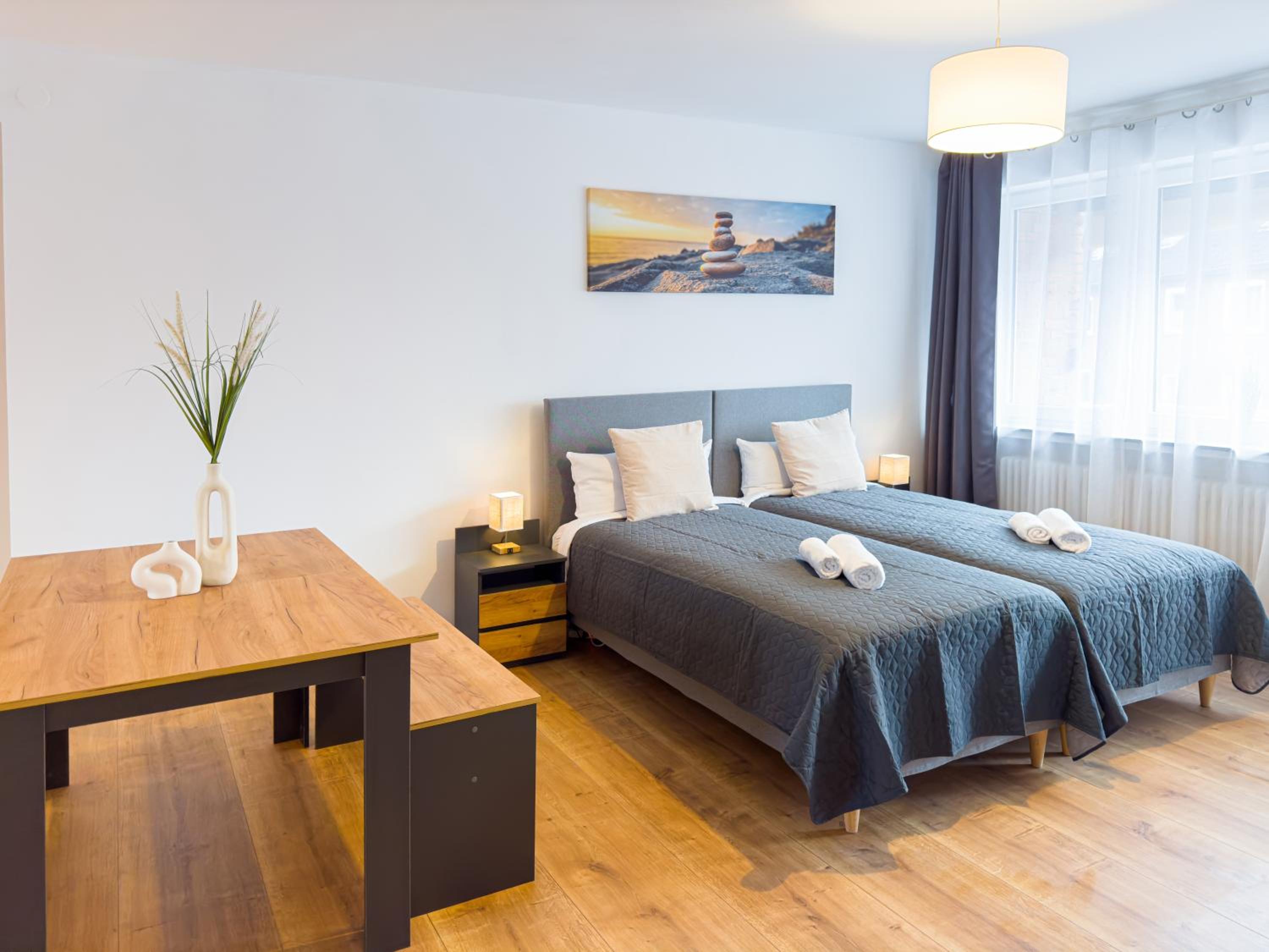 ImmoStay G#3 Zentrales Apartment mit Balkonblick