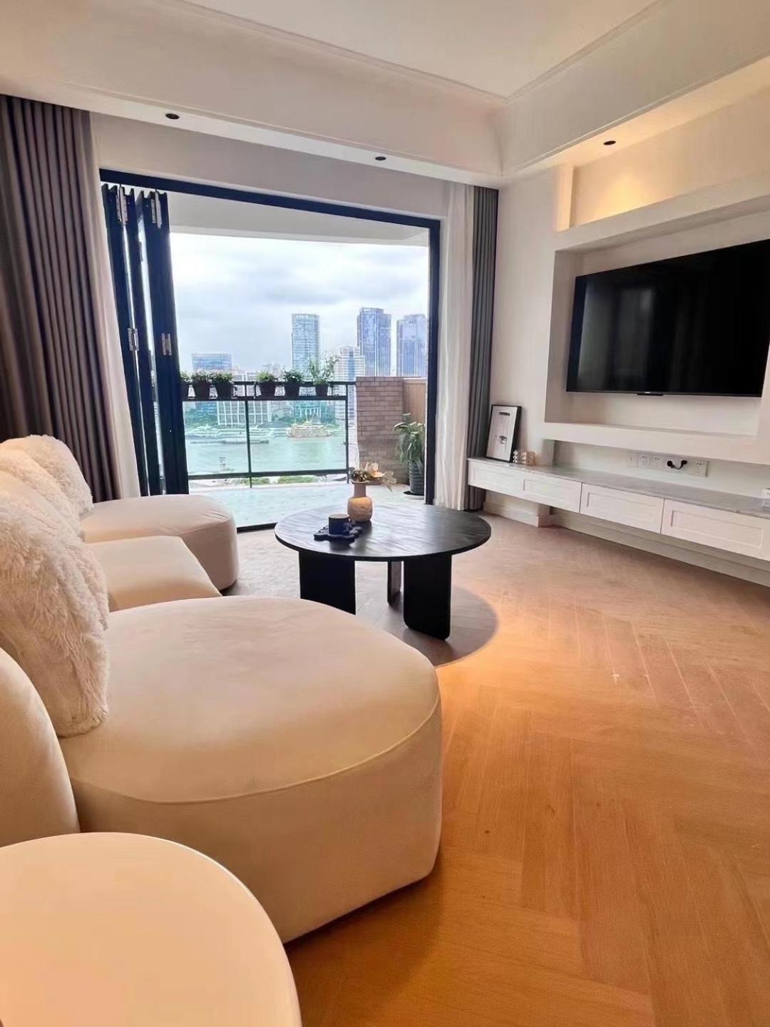 Eastern Hub - Lujiazui Branch 2bedroom Apt with Panoramic River View in Luxurious Commercial Area