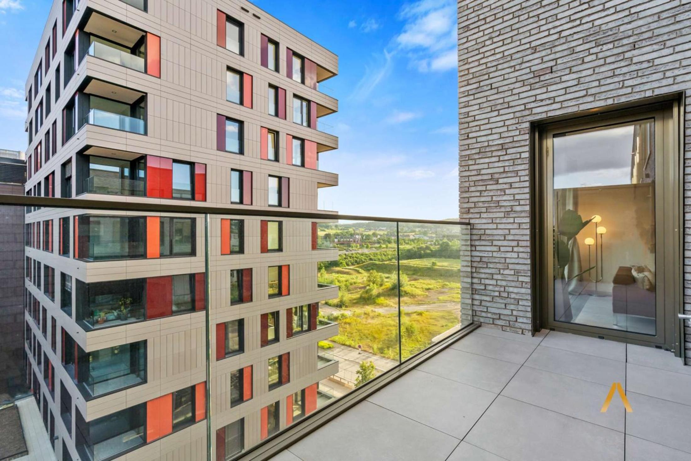Modern 2-Bed Apt with Balcony in Serene Sanem view 3