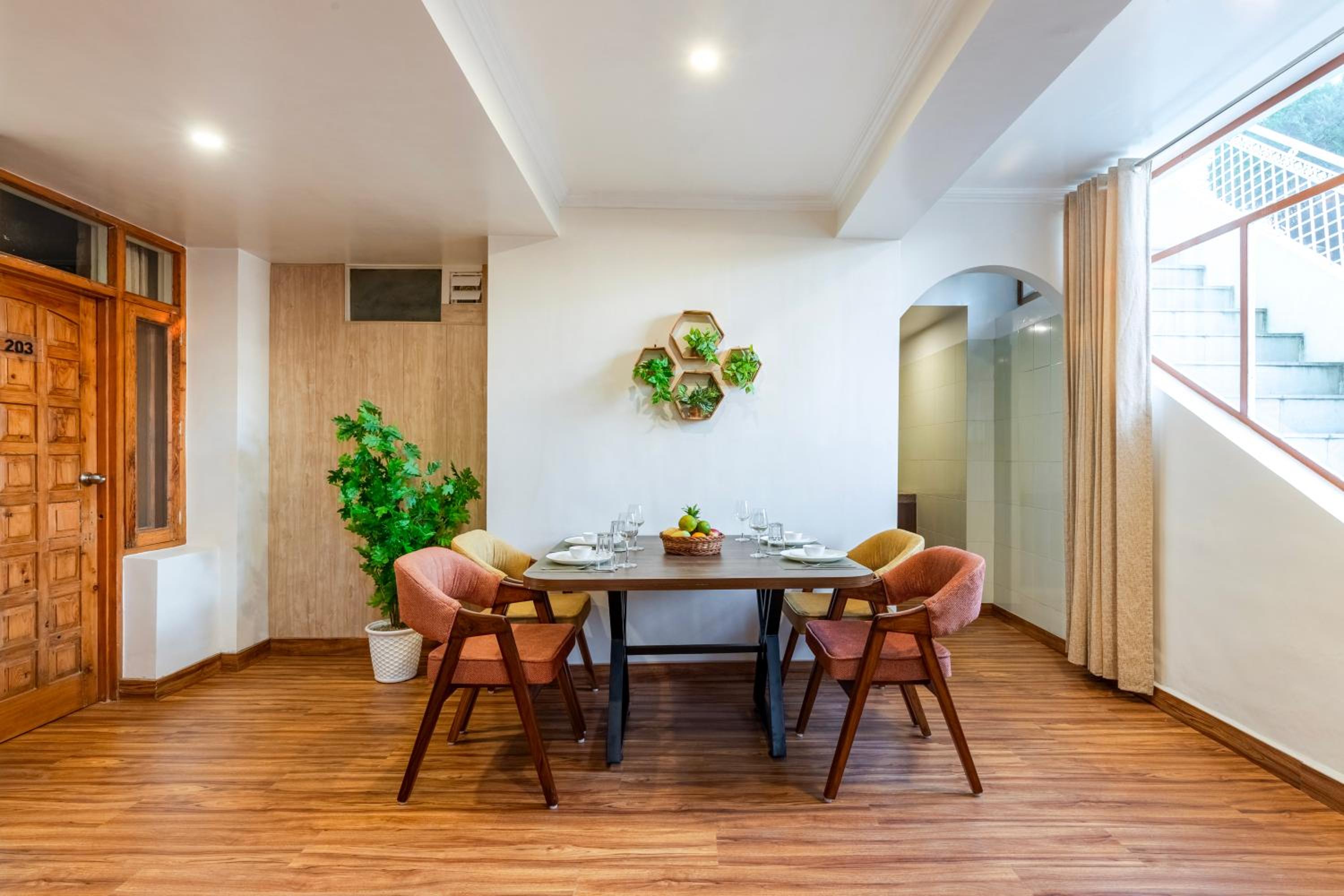 Alaya Stays 2 BHK with Hills View & Restaurant - Hemkunj Bloom view 3