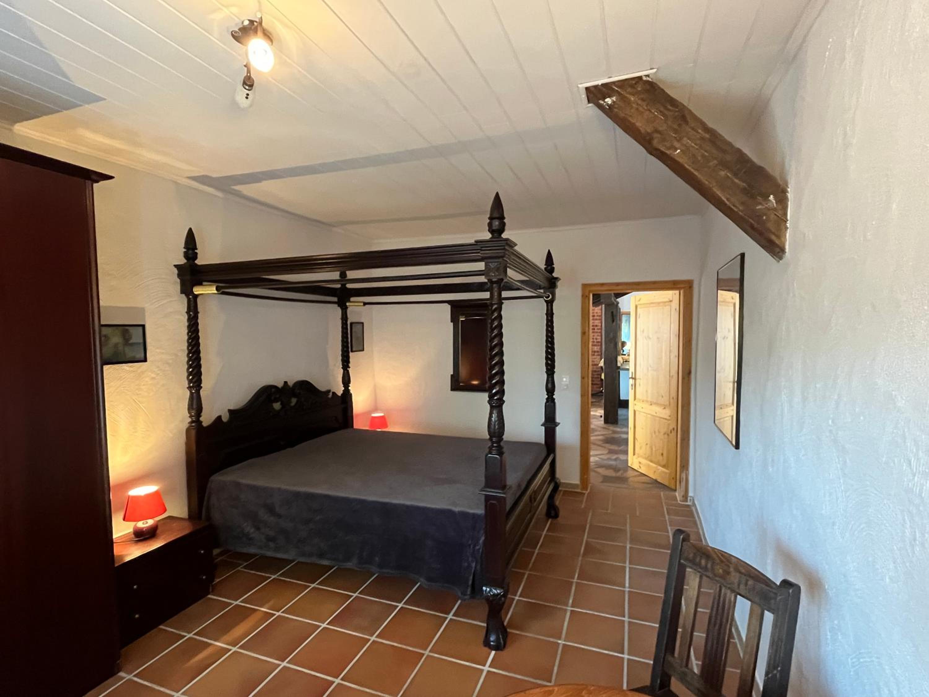 Kunsthaus am Hafen - umzäunter Garten, Sauna im Haus