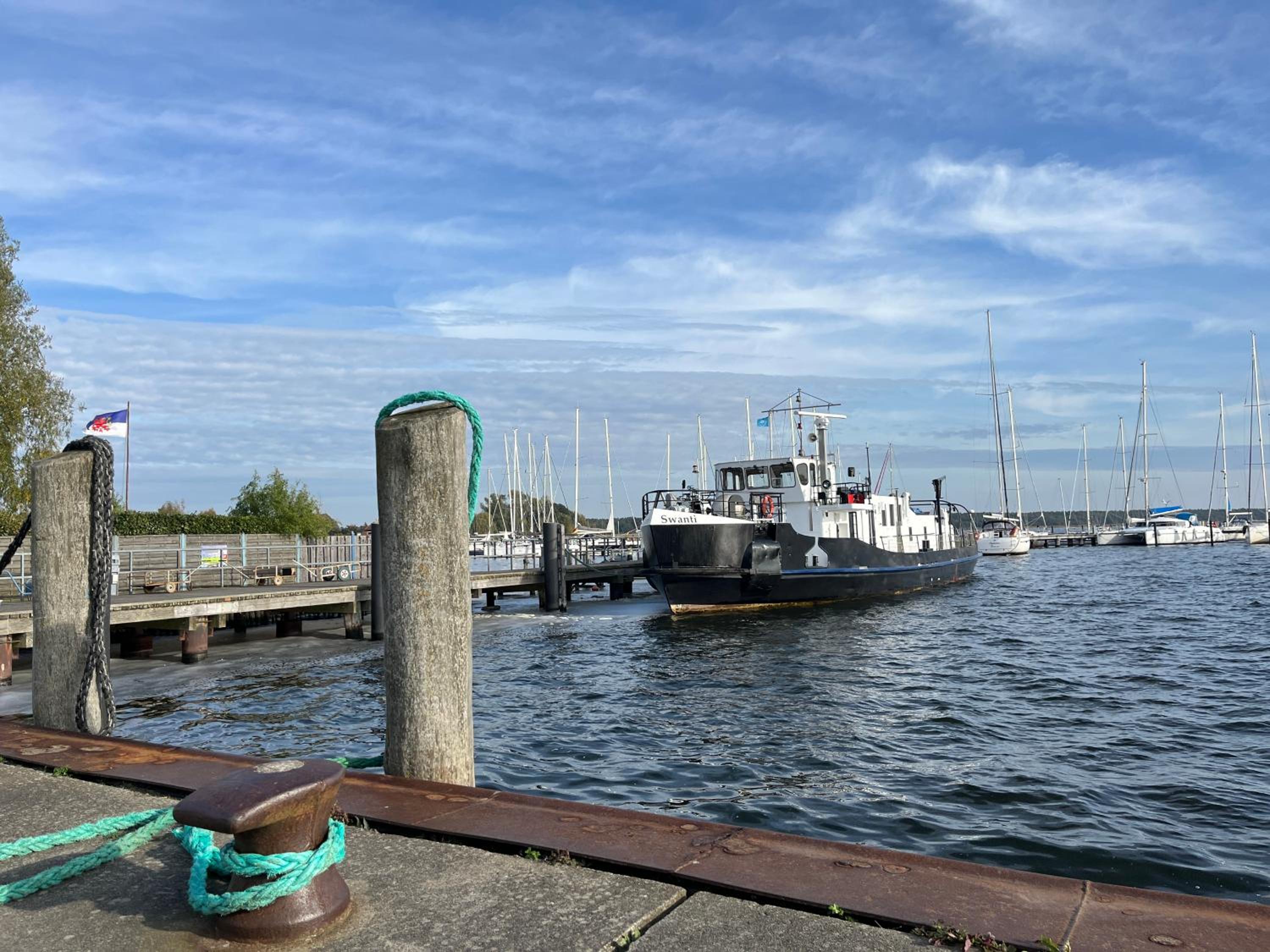 Kunsthaus am Hafen - umzäunter Garten, Sauna im Haus