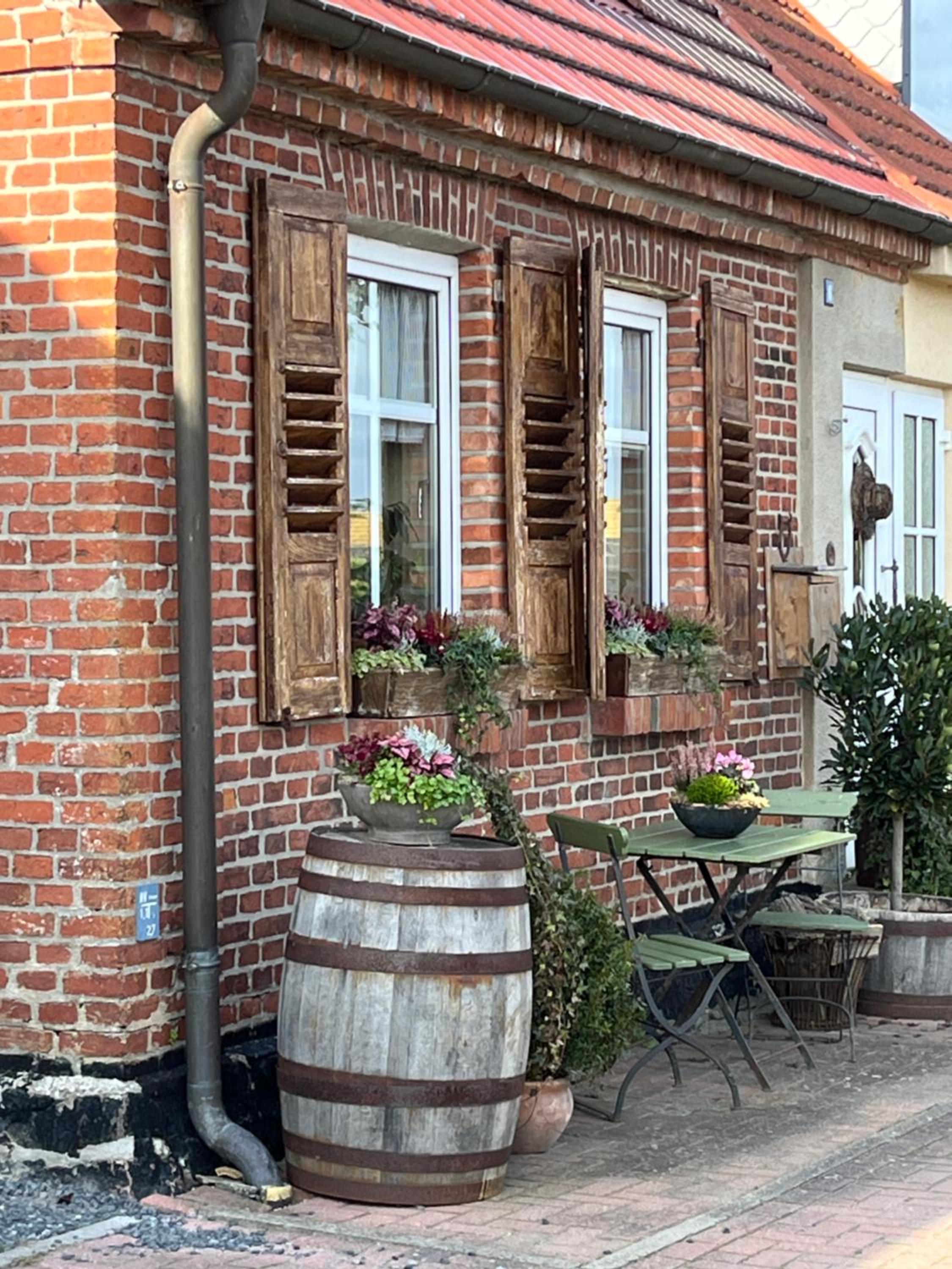 Kunsthaus am Hafen - umzäunter Garten, Sauna im Haus