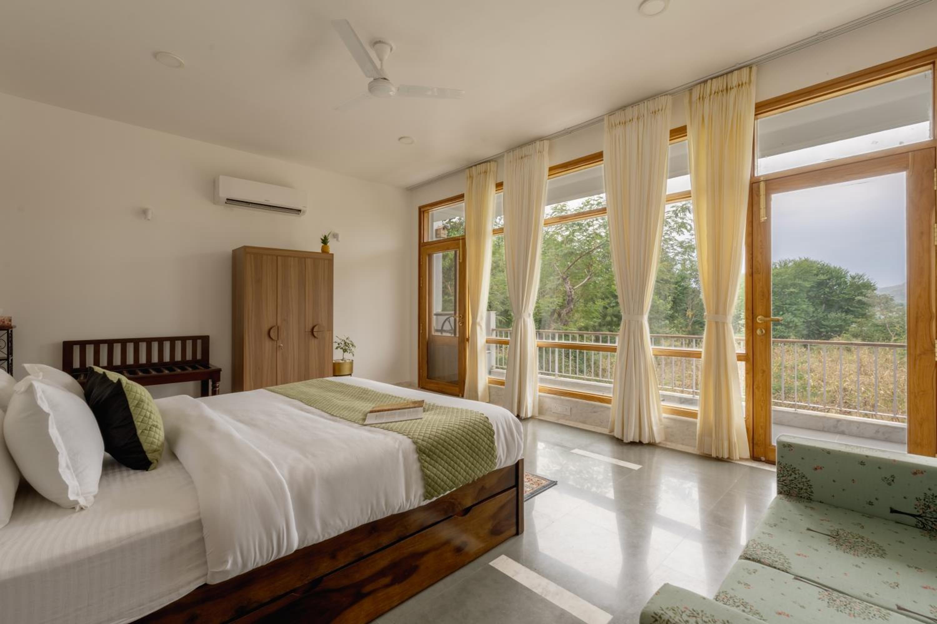 SaffronStays Villa Bougain - 2BR hill-view villa with plunge pool, Veg BBQ, birdwatching & serene garden sit-outs view 4