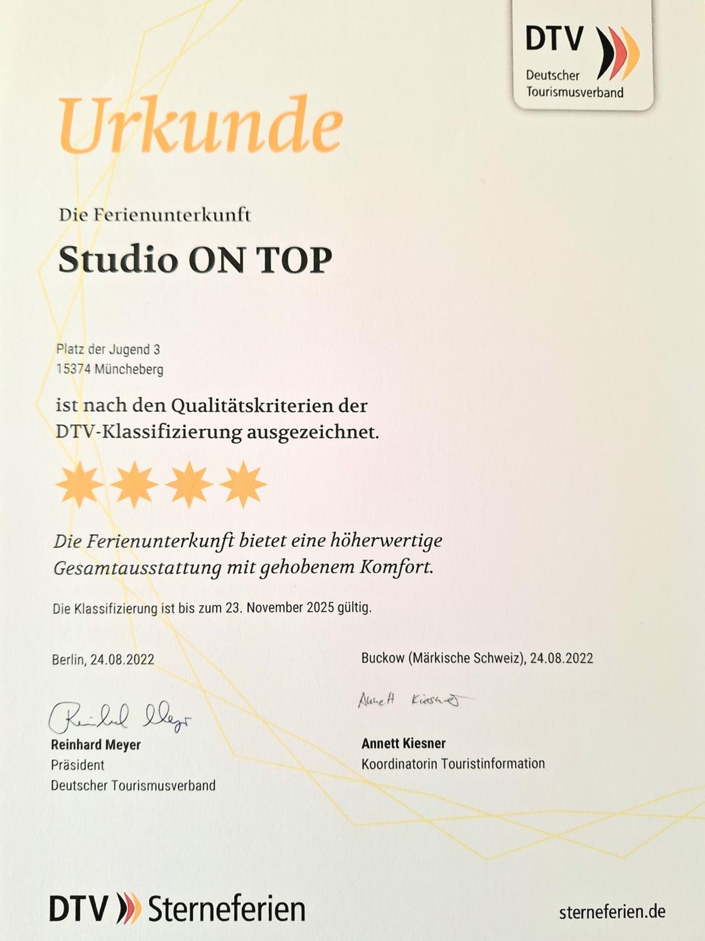 Studio On Top im Gustav Seitz Gästehaus