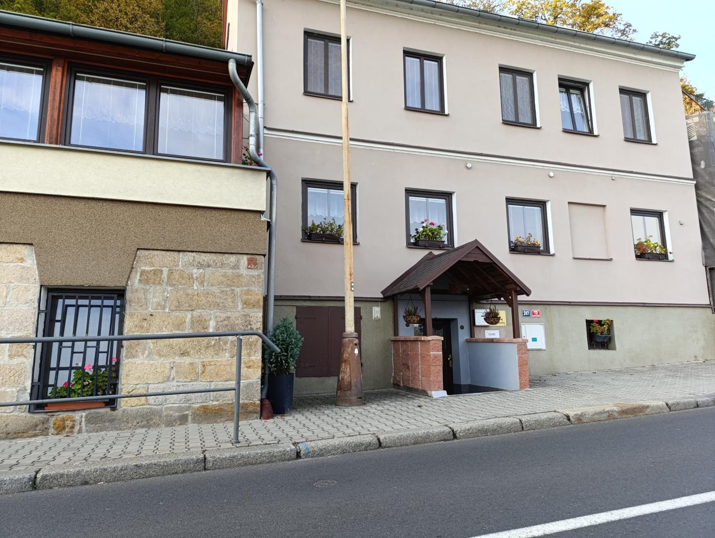 U Bocmana s výhledem na zámek a Labe