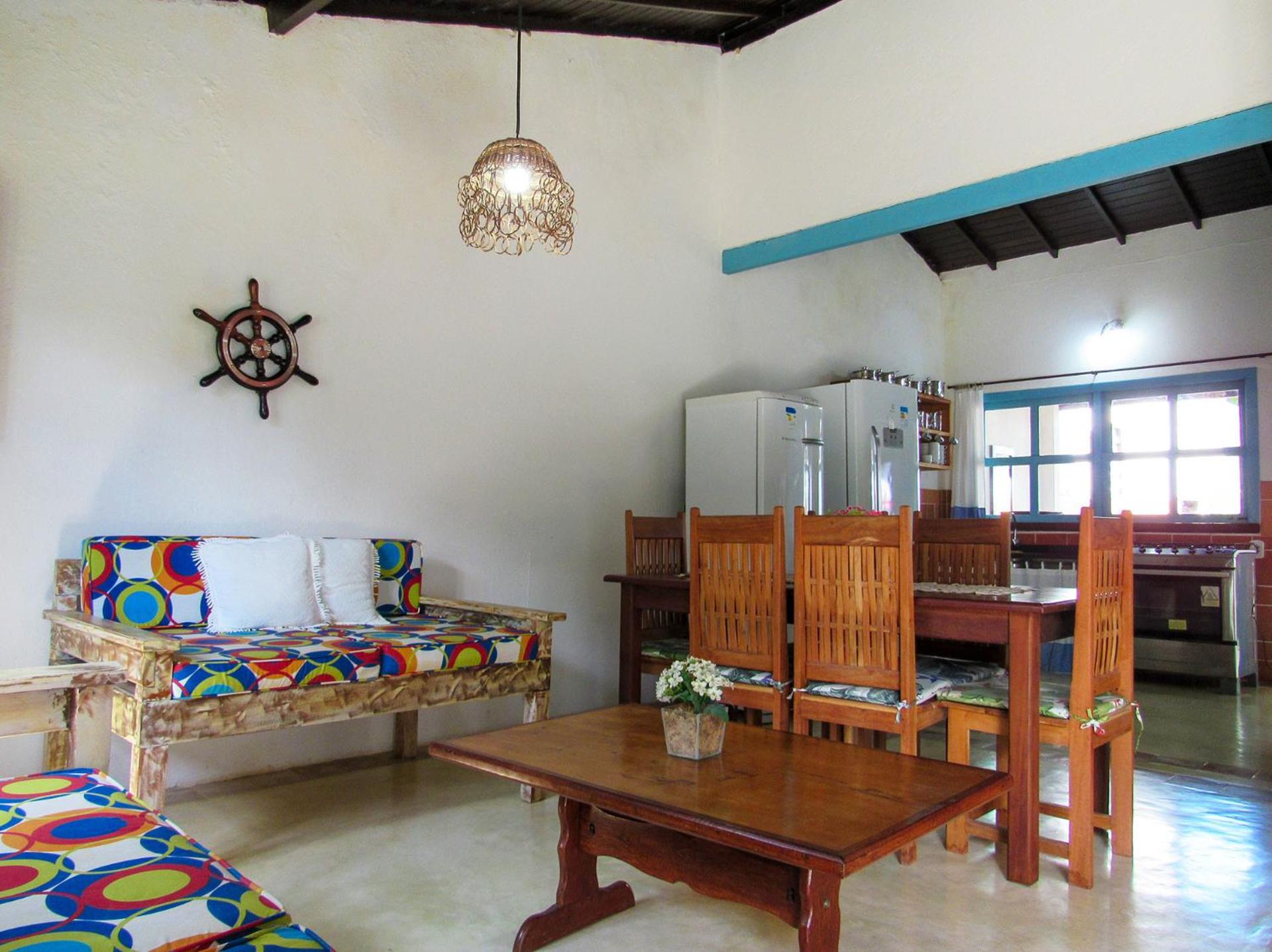 Casa com wifi e churrasqueira na Praia do Espelho