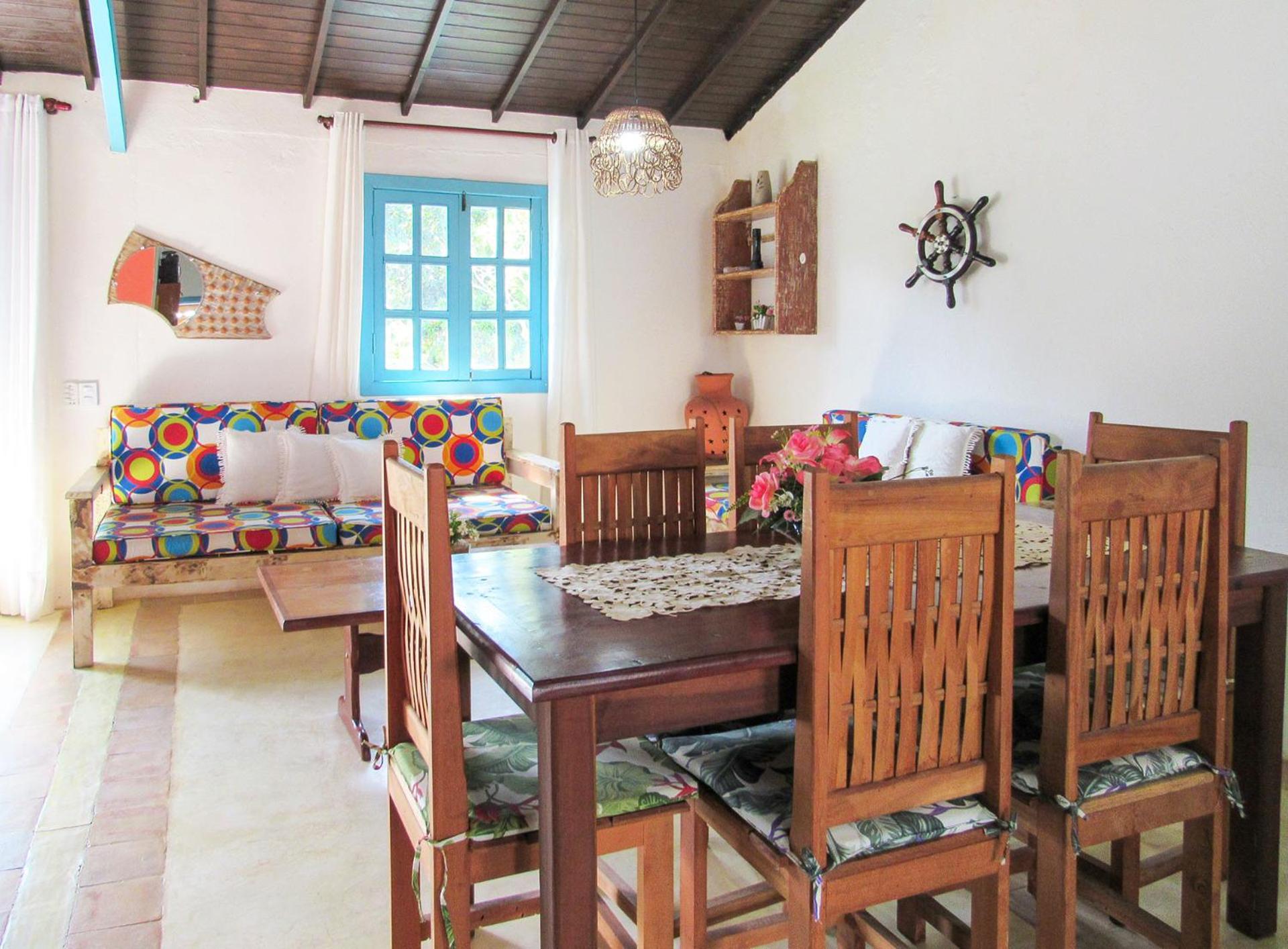 Casa com wifi e churrasqueira na Praia do Espelho