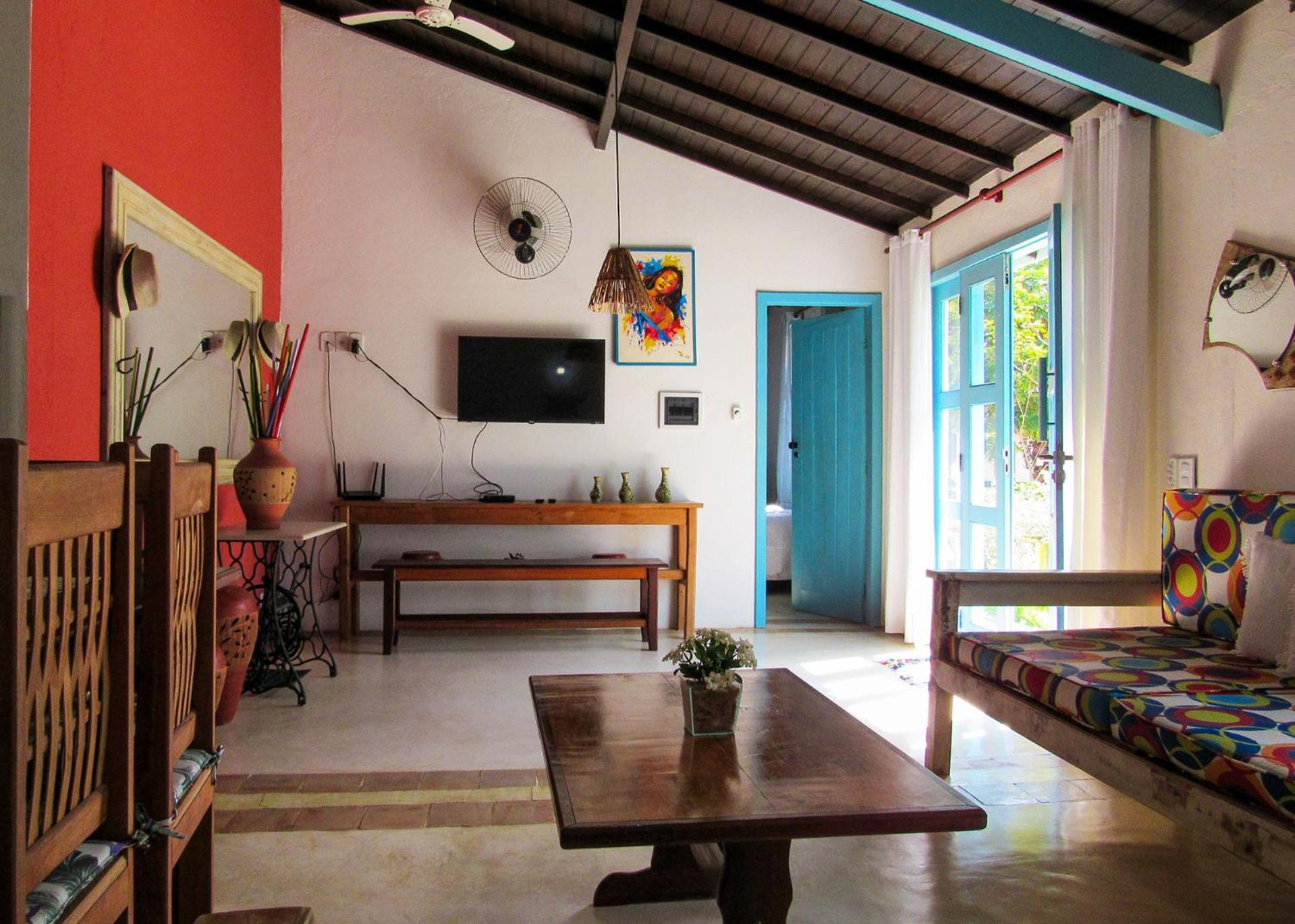 Casa com wifi e churrasqueira na Praia do Espelho