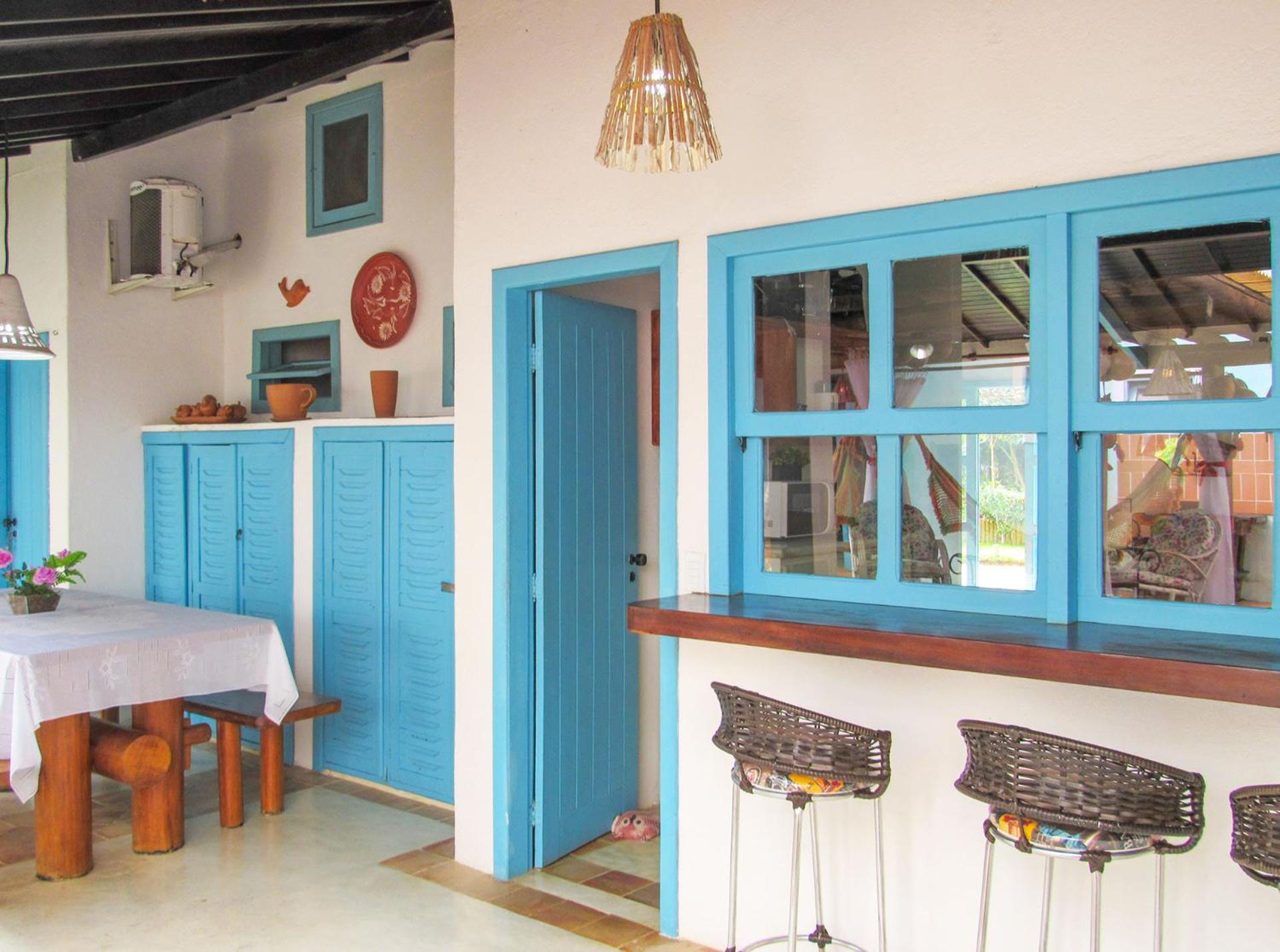 Casa com wifi e churrasqueira na Praia do Espelho