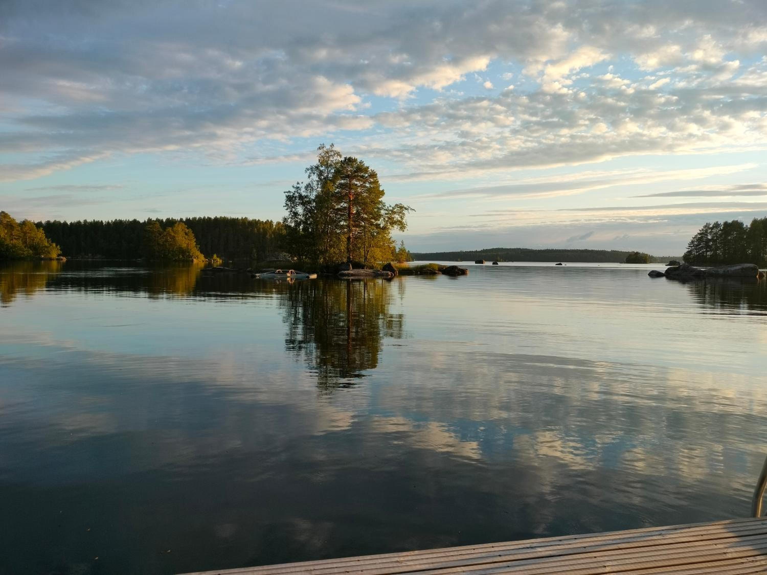 Rantala talo Keitele järven rannalla
