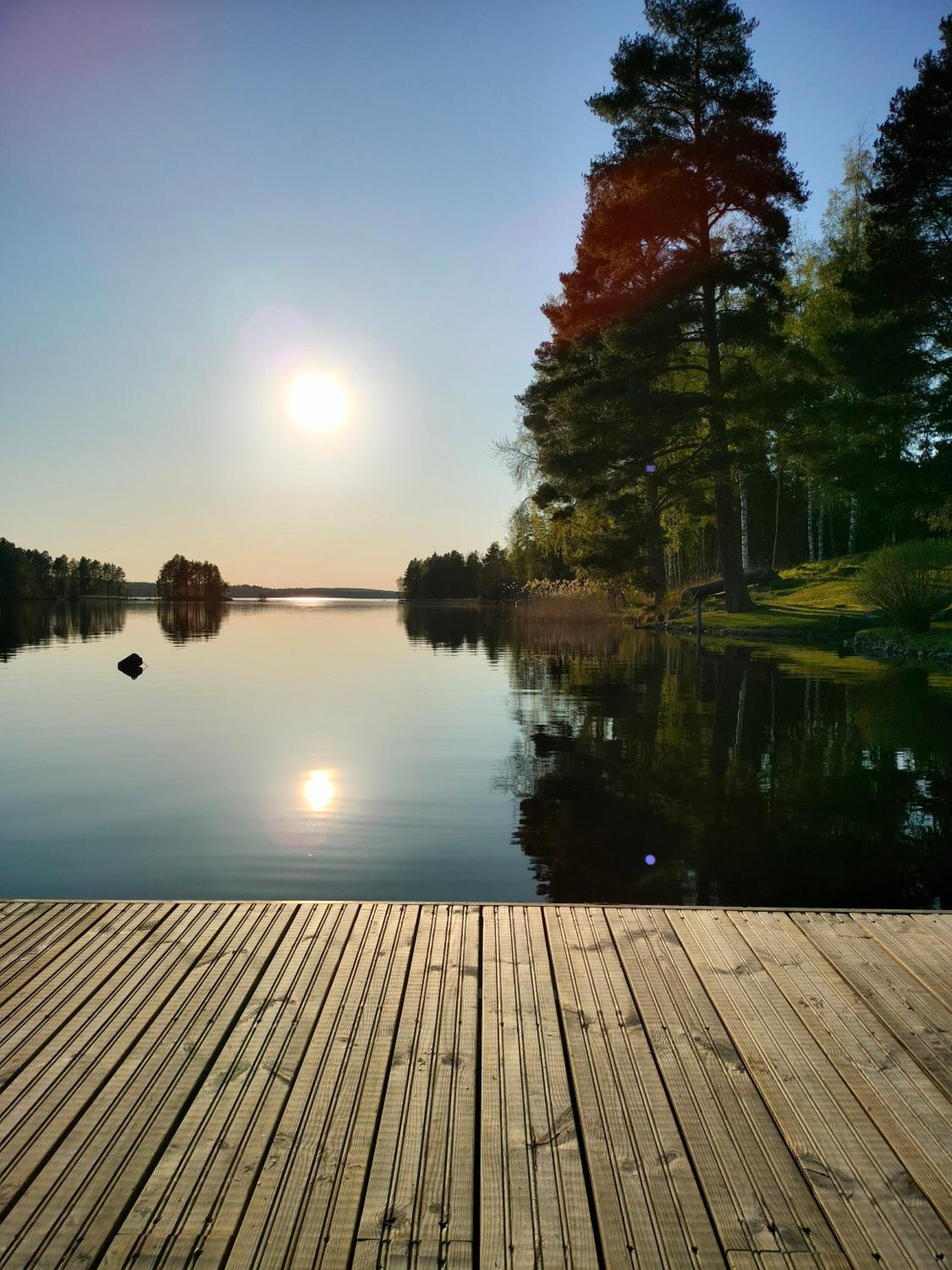Rantala talo Keitele järven rannalla