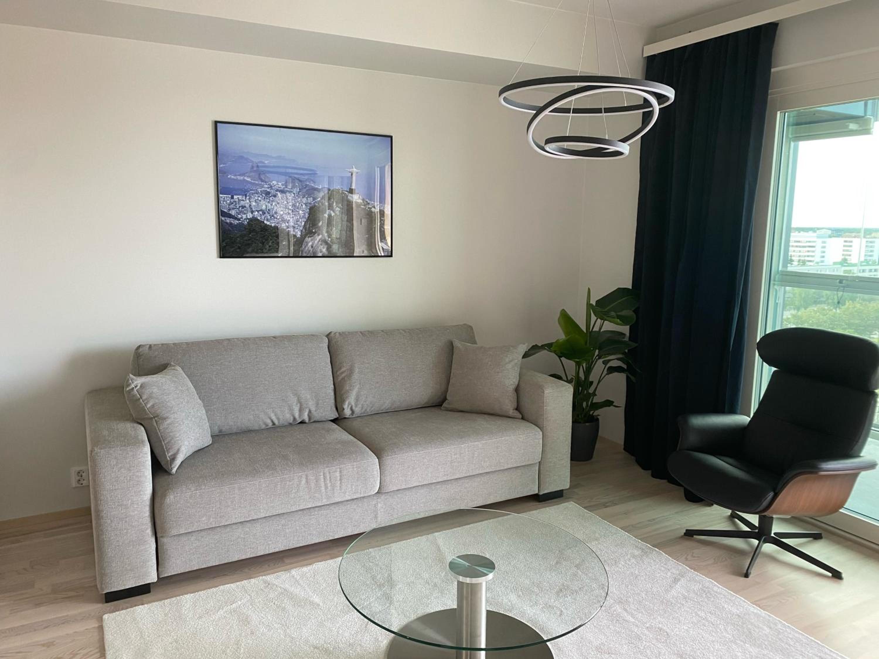 New Sky High LR, 1BR, 1BA, Sauna, GBalcony, 45m2, 11krs view 4