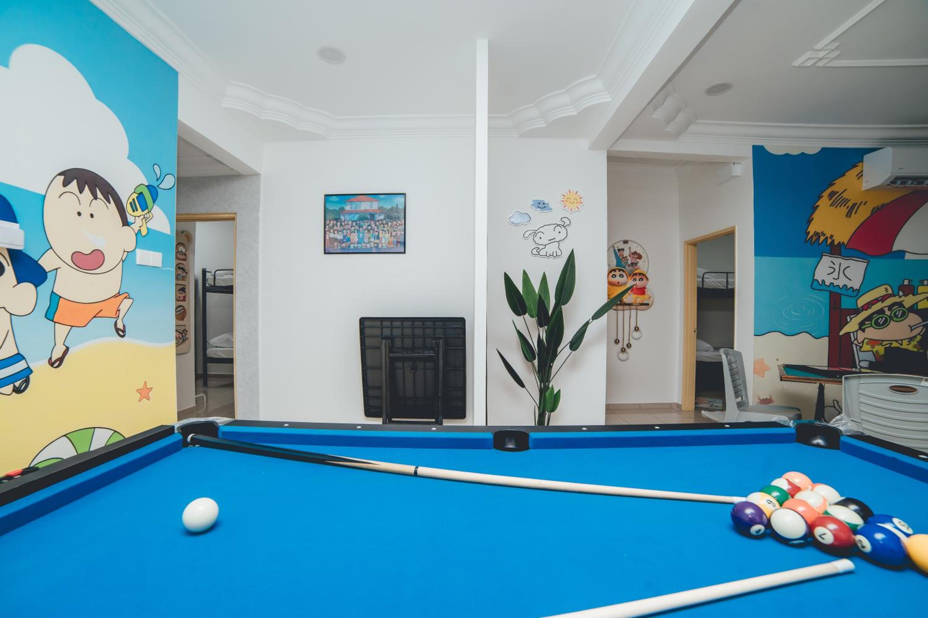 ShinChan Chill 14pax Landed Homestay Pooltable KTV BBQ Bukit Indah
